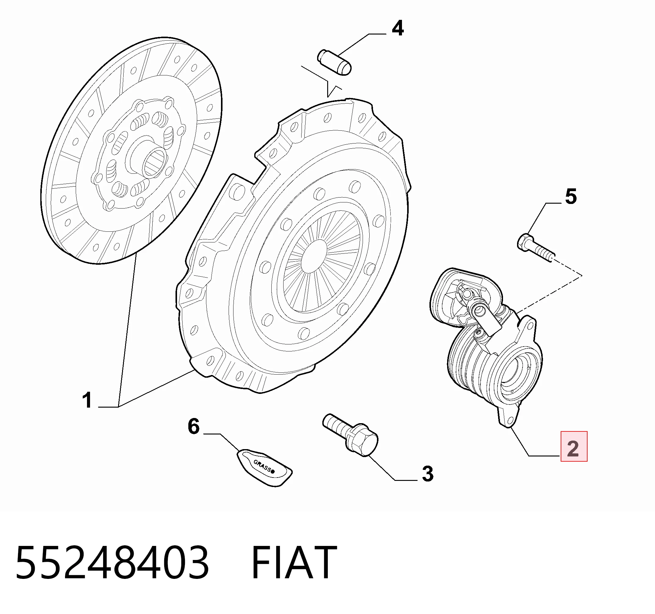 55248403 Fiat/Alfa/Lancia