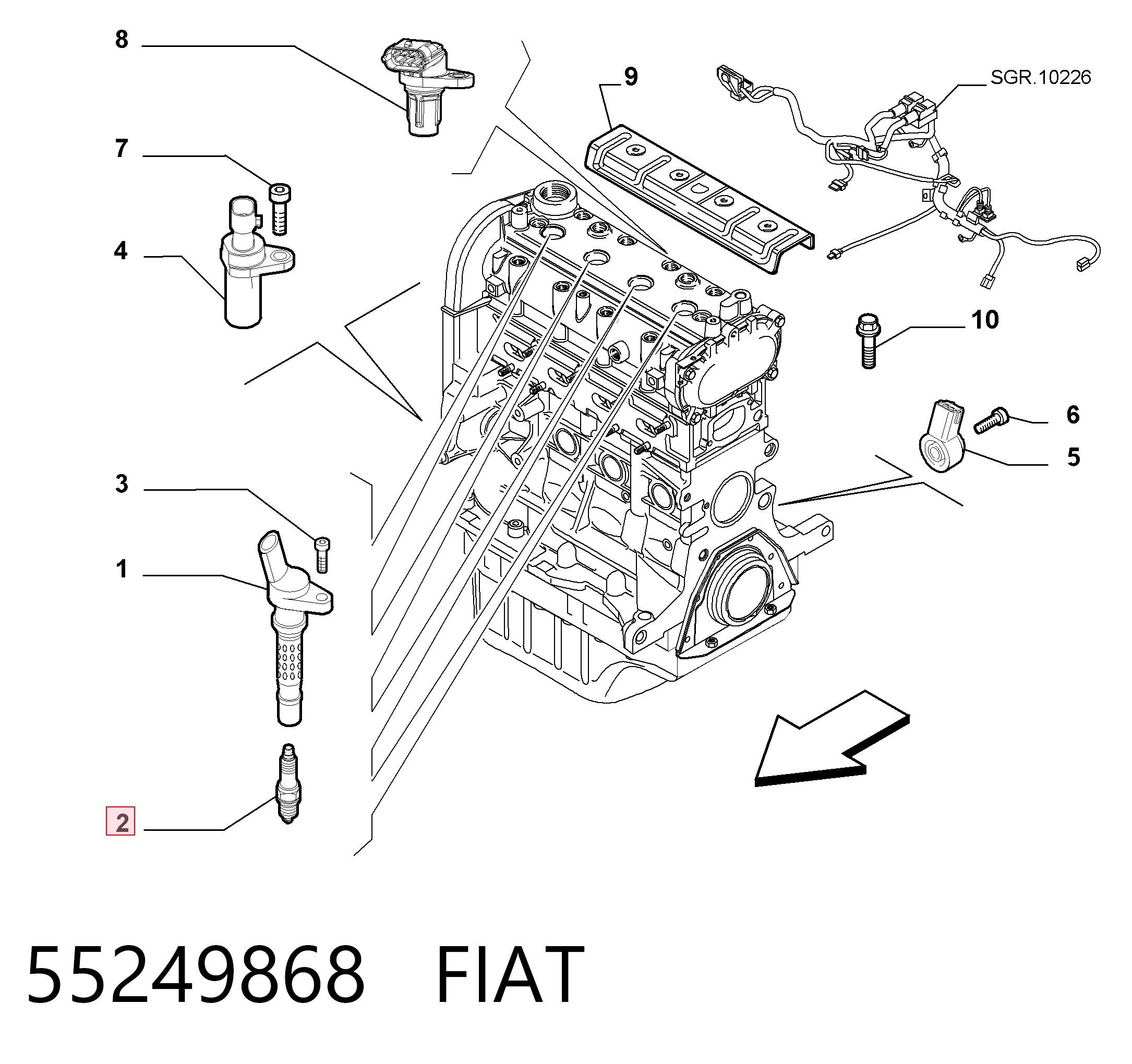 55249868 Fiat/Alfa/Lancia