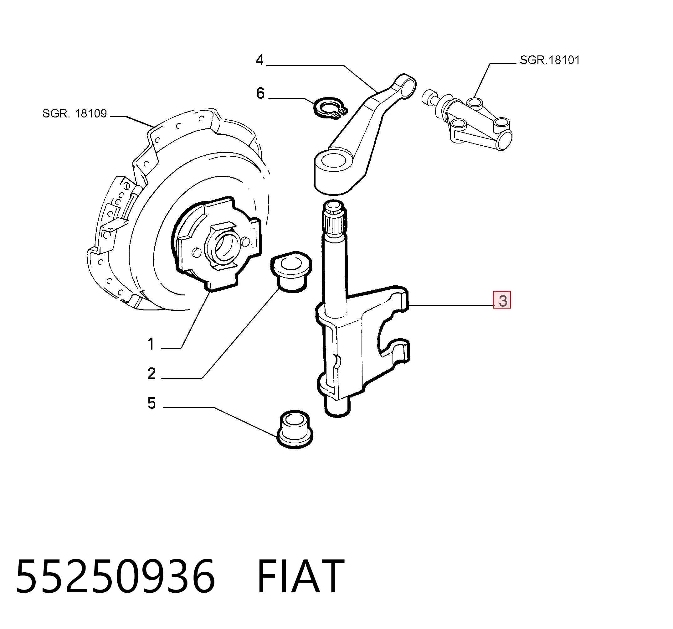 Horquilla de desembrague Fiat Punto I desde 20,99 €