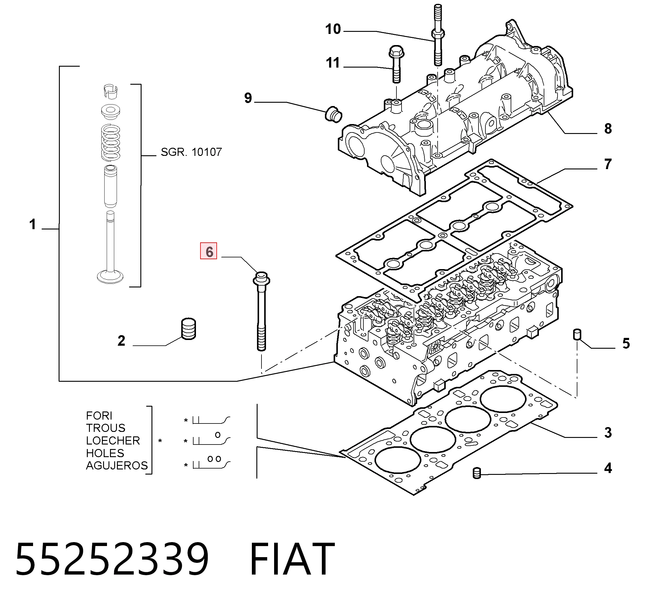 55252339 Fiat/Alfa/Lancia