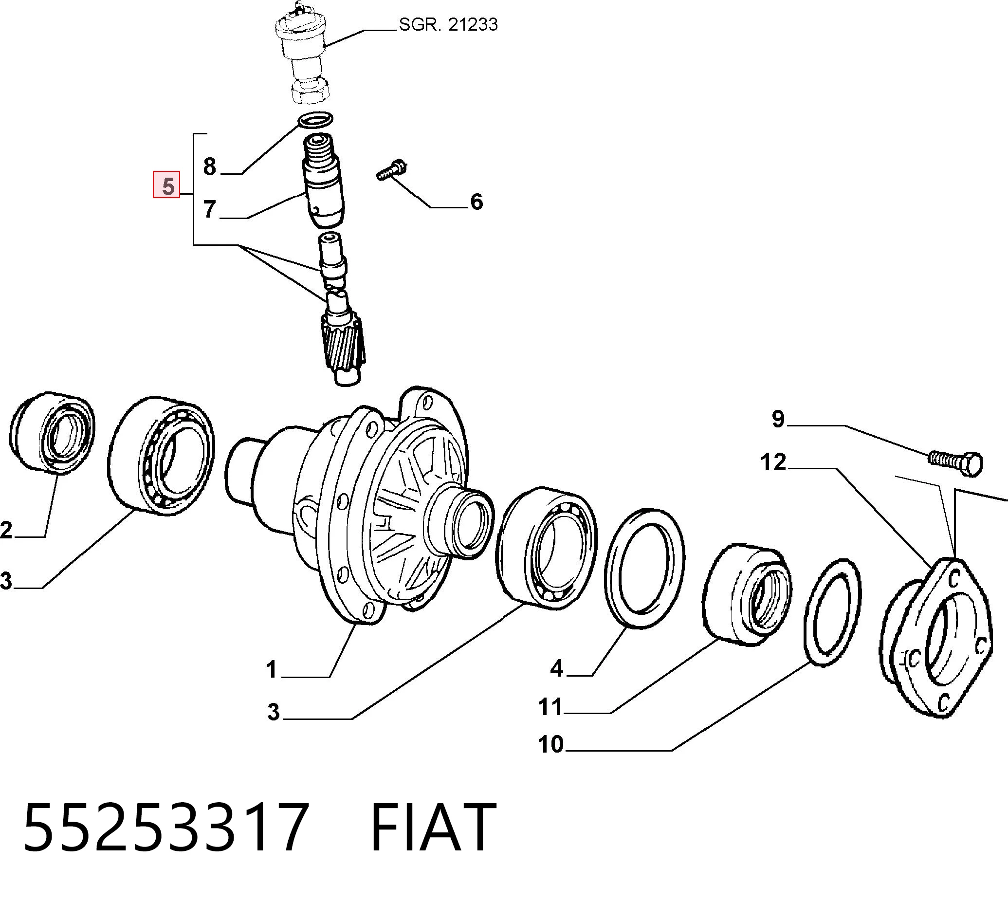 55253317 Fiat/Alfa/Lancia