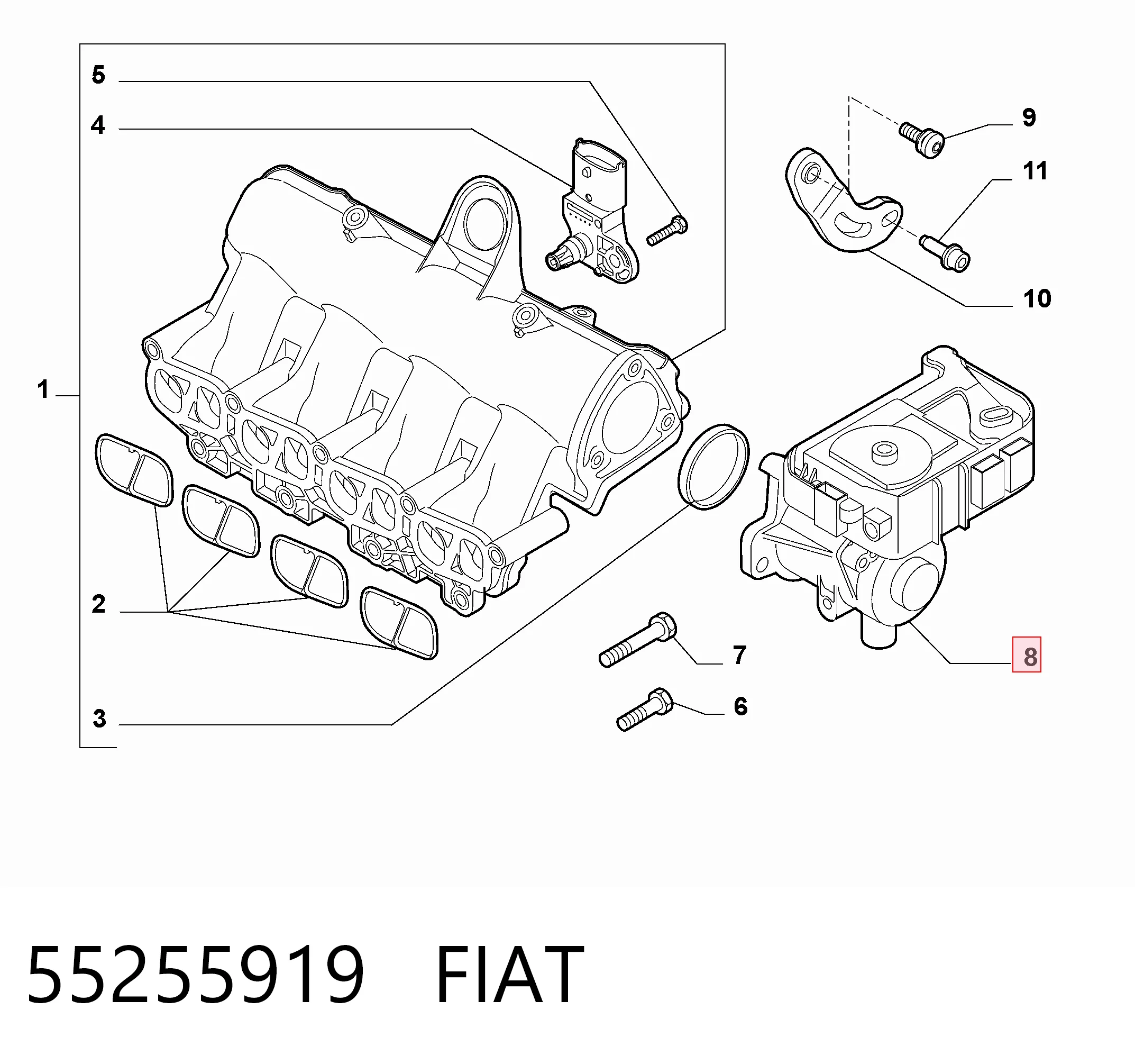 55255919 Fiat/Alfa/Lancia