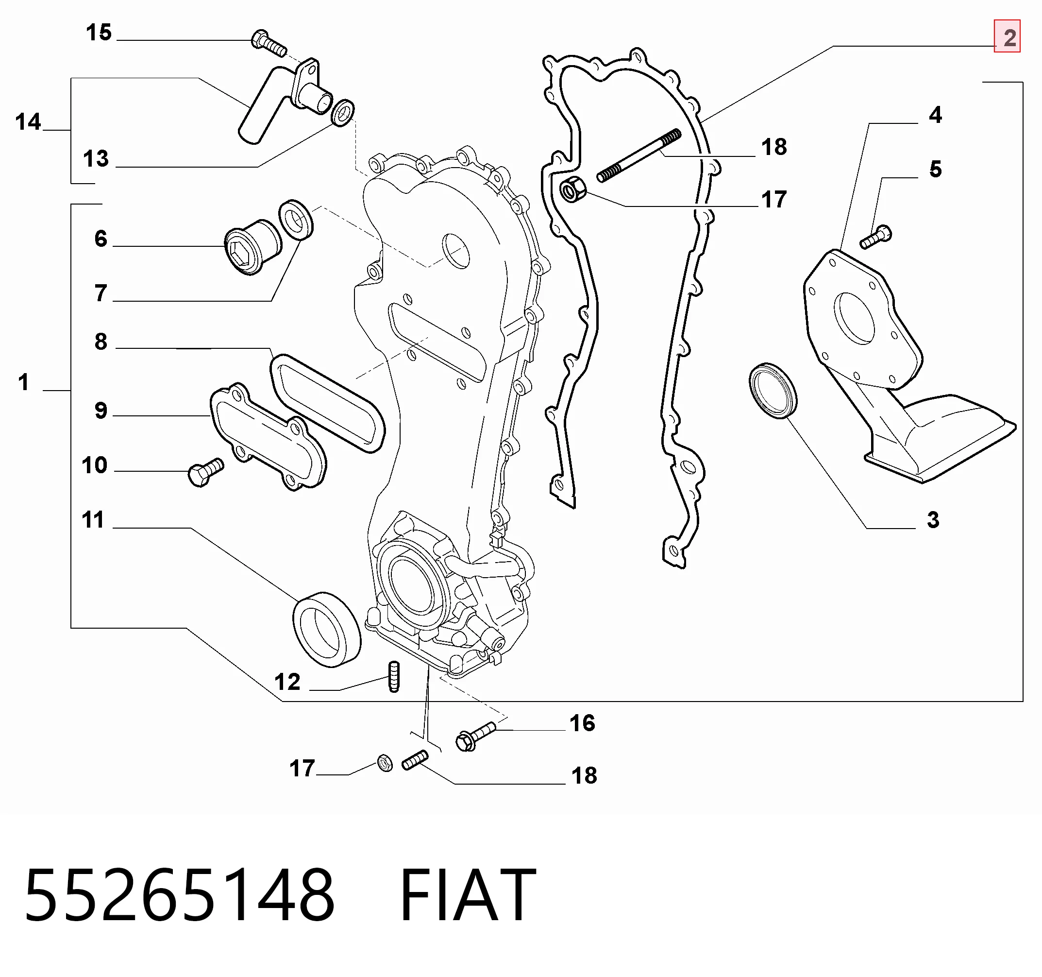 55265148 Fiat/Alfa/Lancia