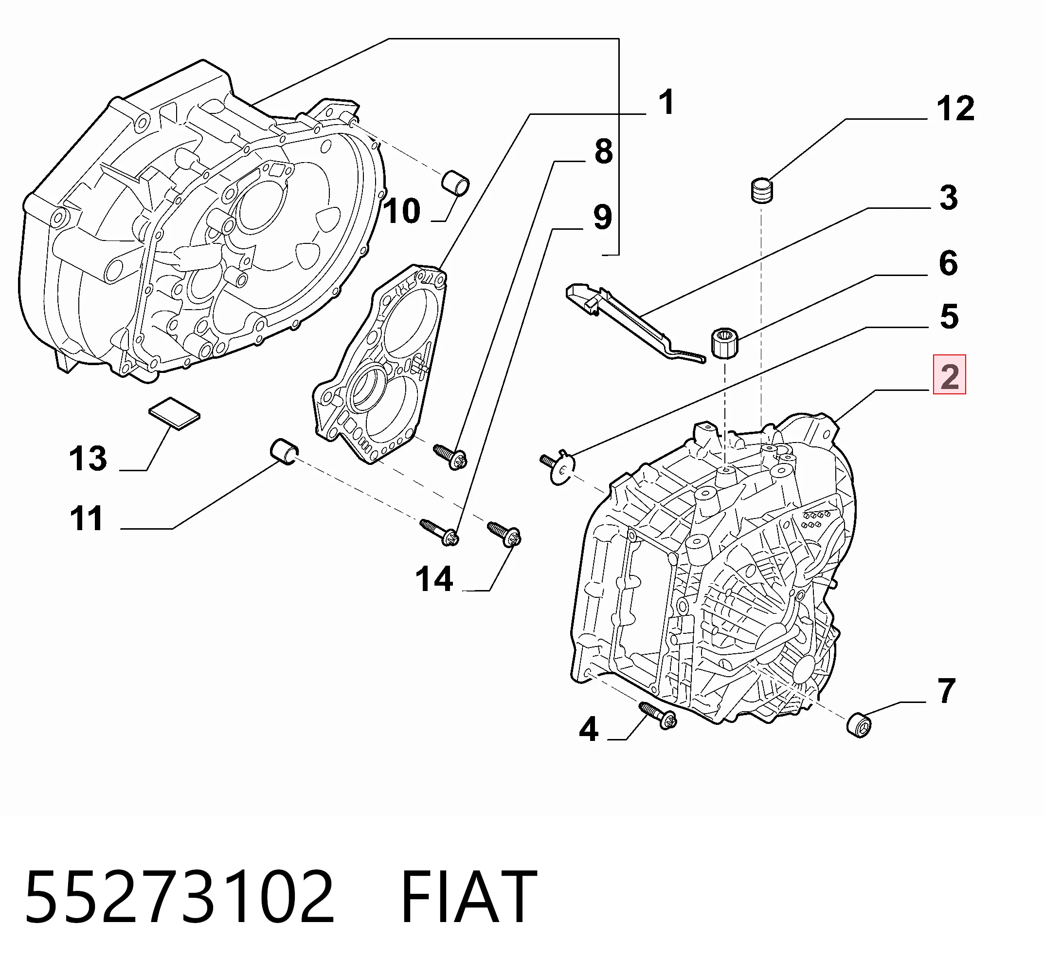 Transimisión manual para Alfa Romeo Giulietta  940