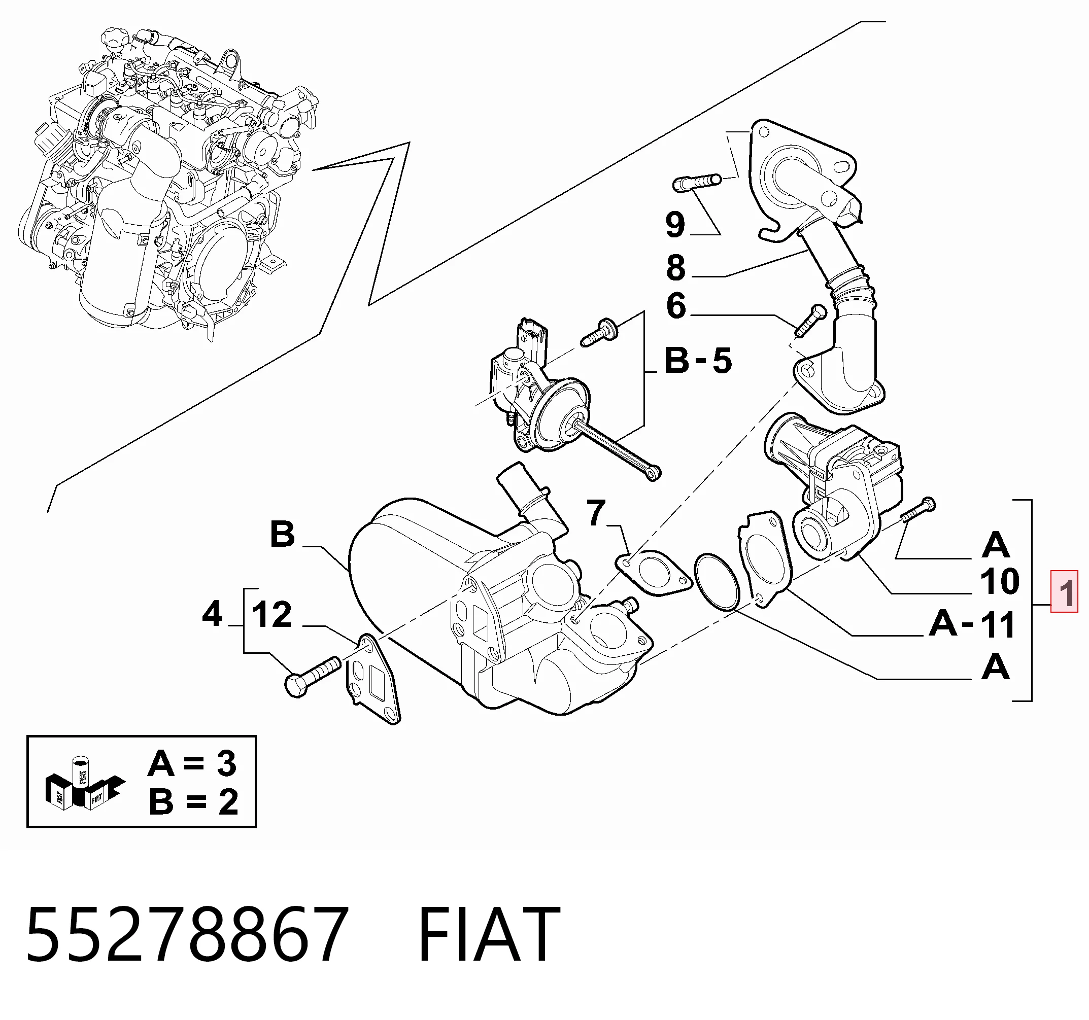 55278867 Fiat/Alfa/Lancia