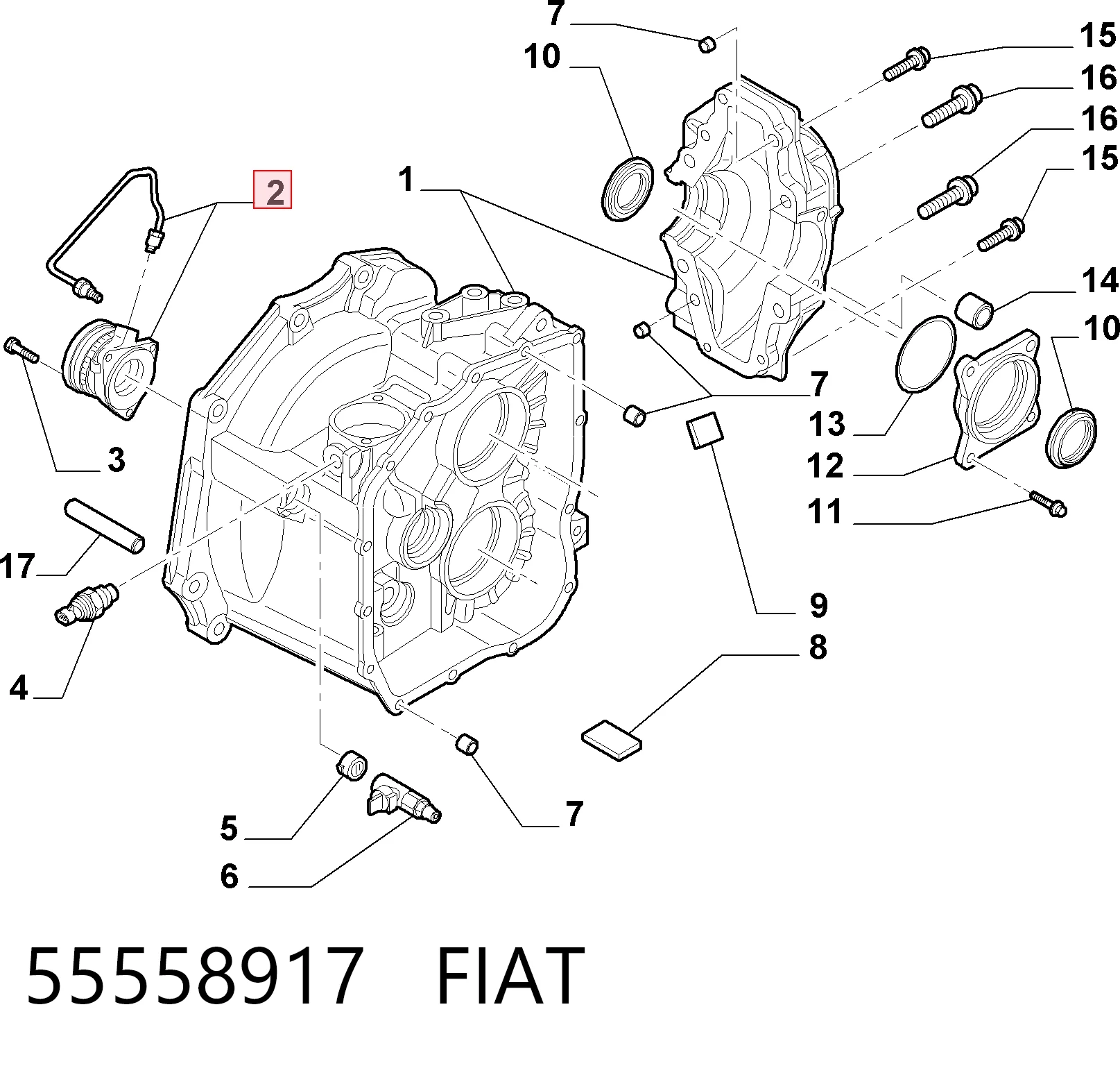 55558917 Fiat/Alfa/Lancia