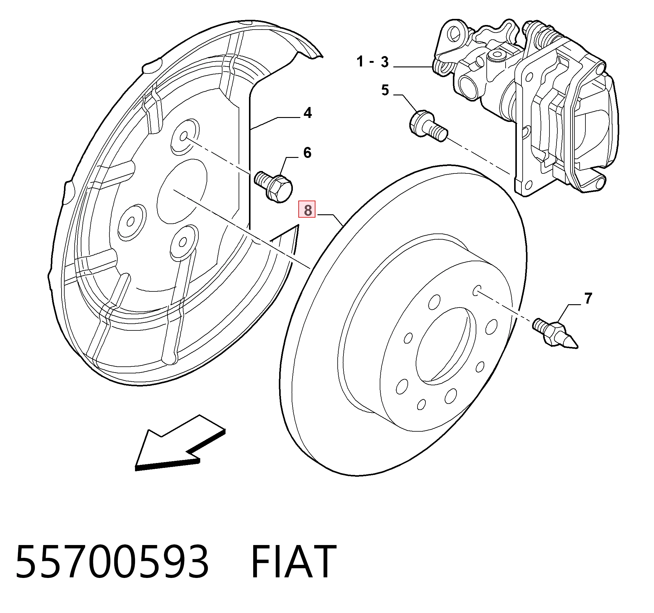 55700593 Fiat/Alfa/Lancia