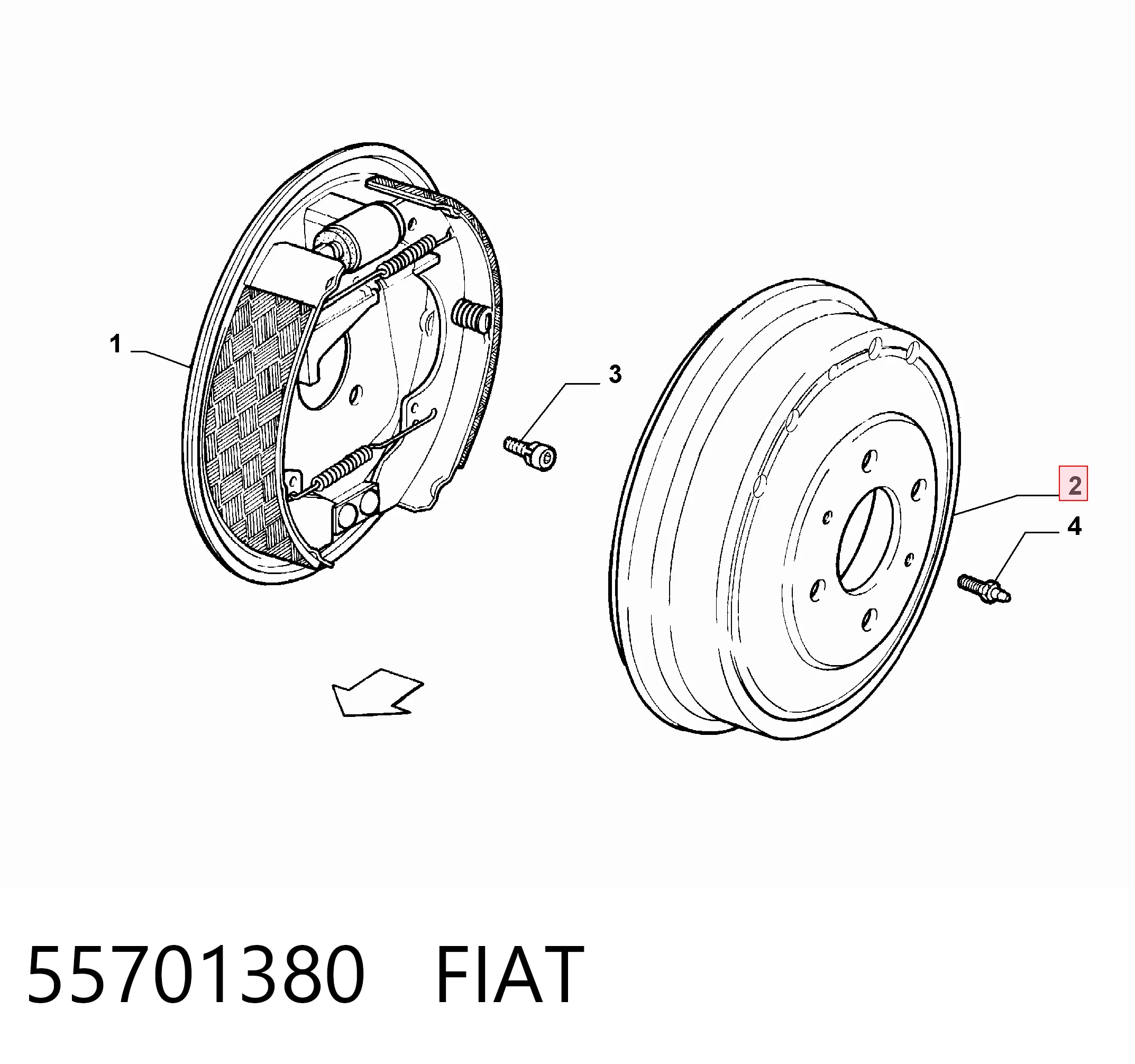 55701380 Fiat/Alfa/Lancia