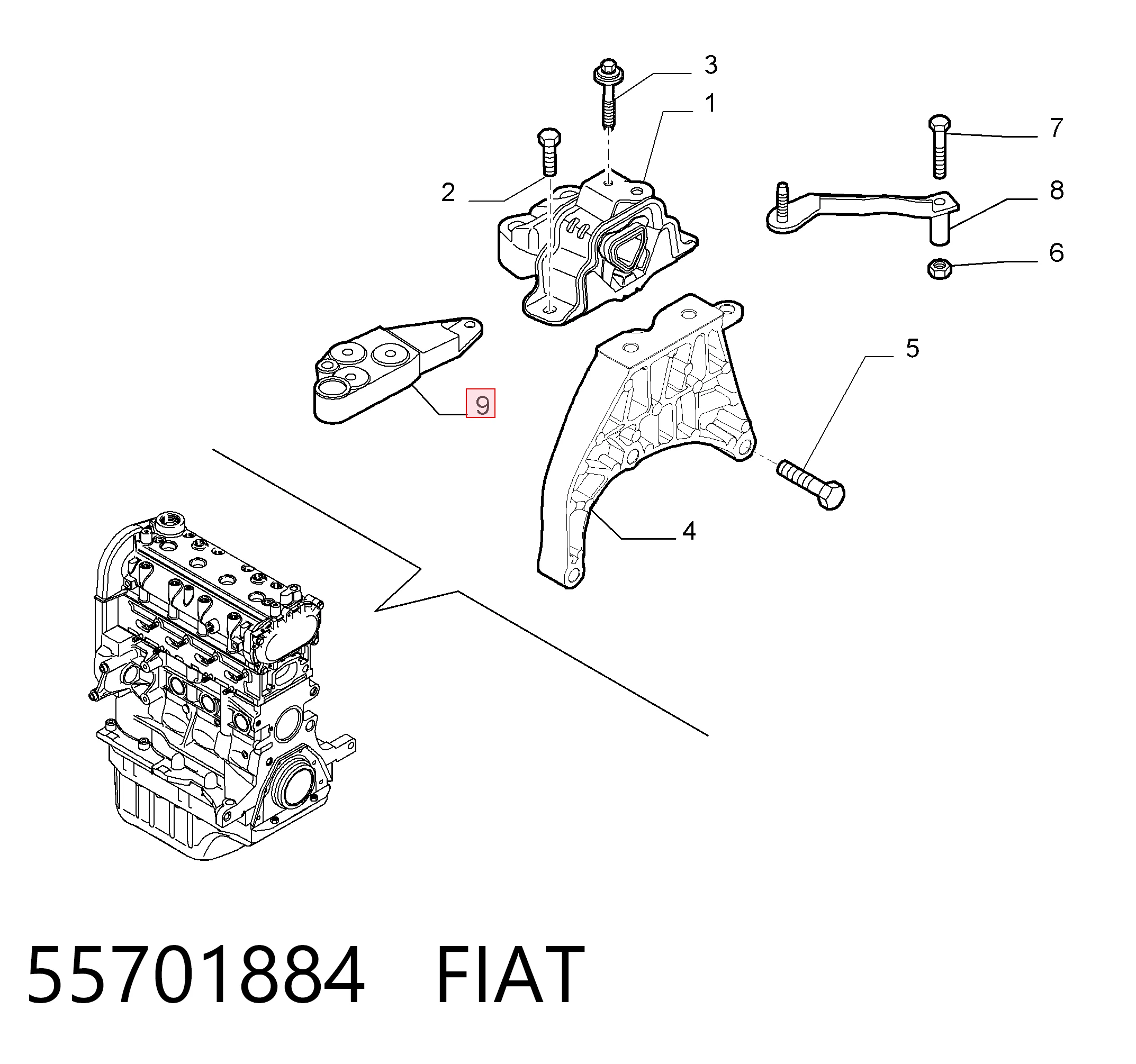 55701884 Fiat/Alfa/Lancia