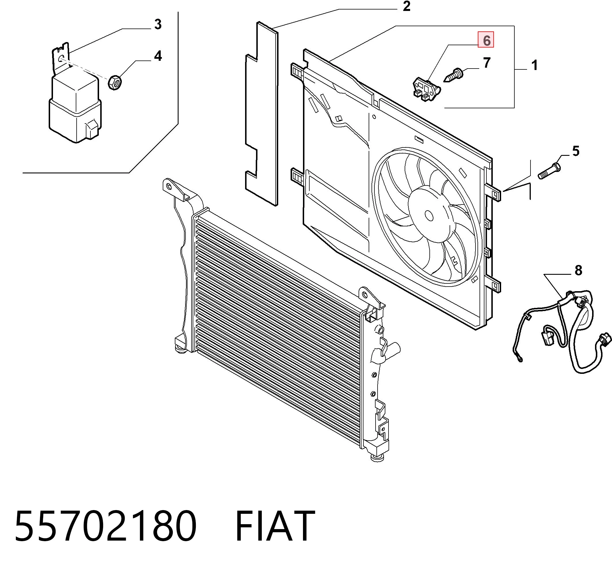Comprar 55702180 Peugeot/Citroen Regulador de velocidad del ventilador de refrigeración (unidad de control)