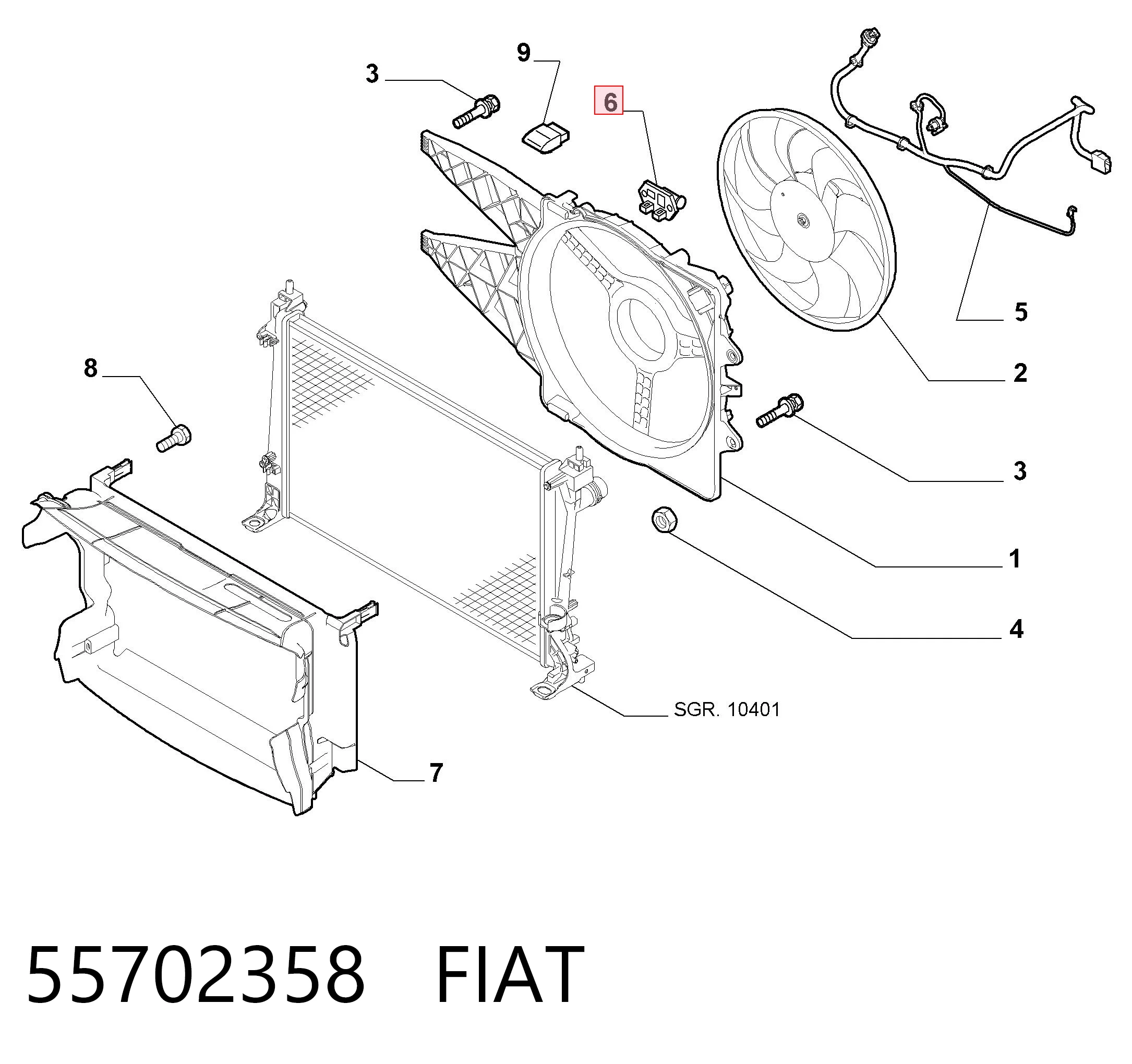 55702358 Fiat/Alfa/Lancia