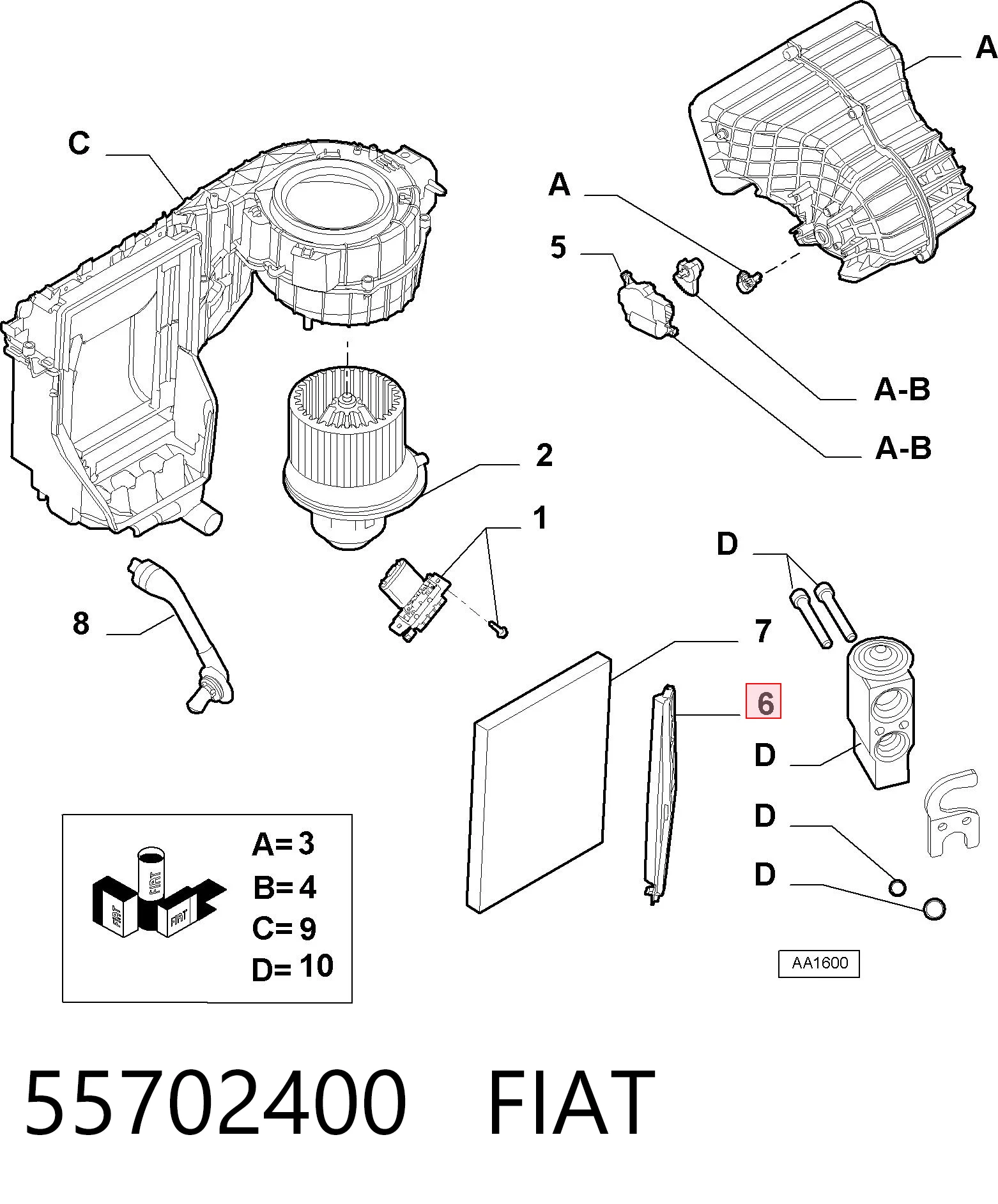55702400 Fiat/Alfa/Lancia