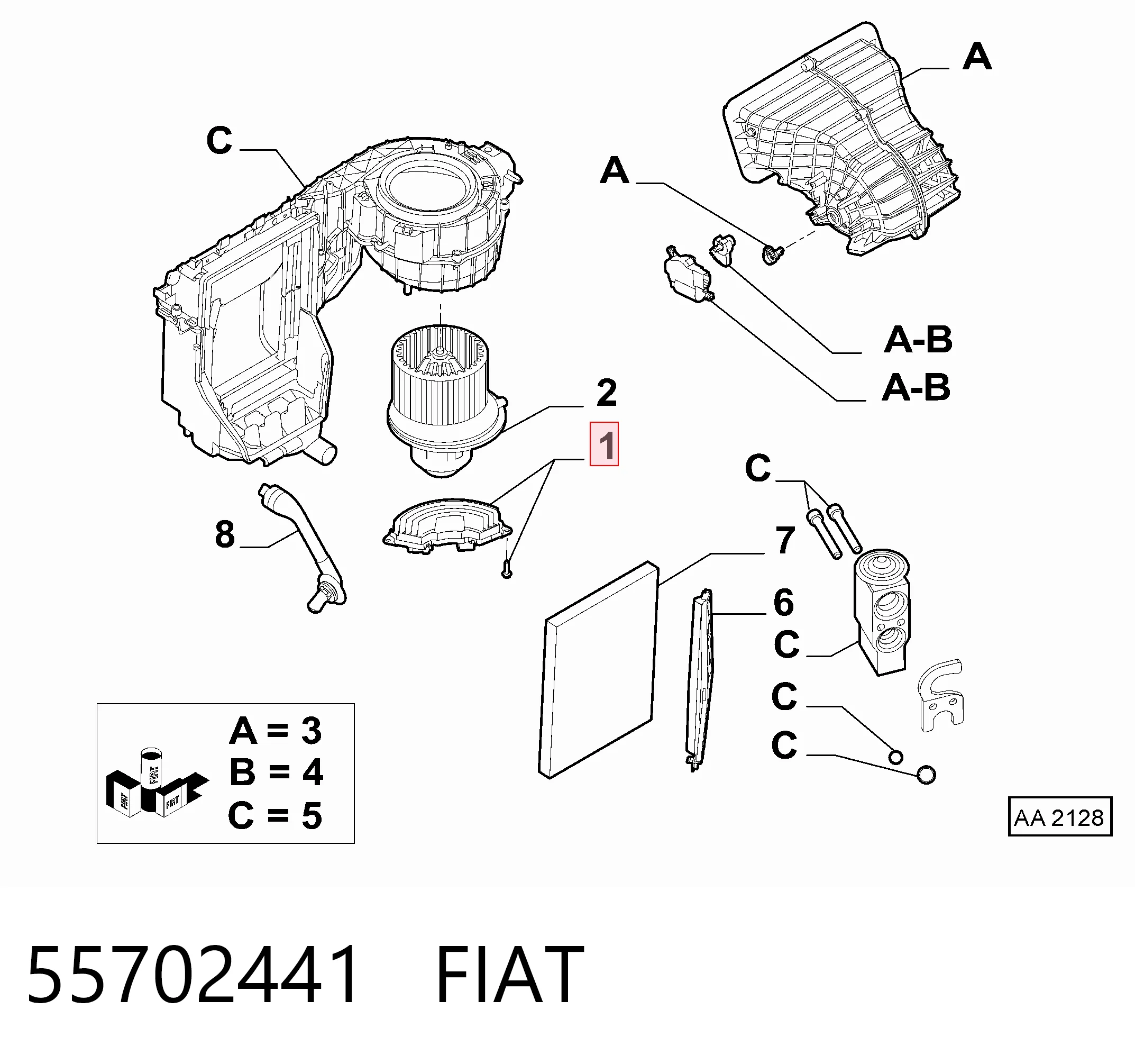 55702441 Fiat/Alfa/Lancia