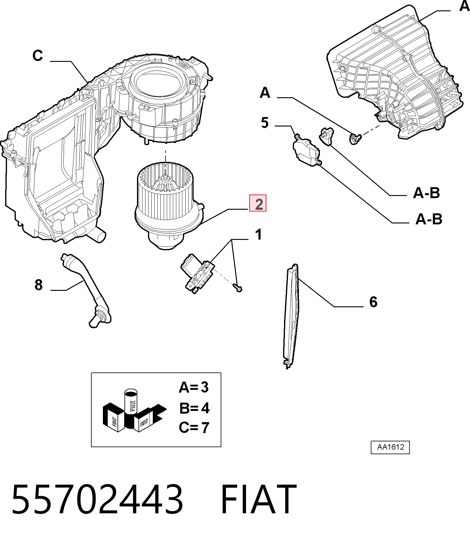 Ventilador interior Corsa  monovolumen (2006-2015) original desde 55,18 €