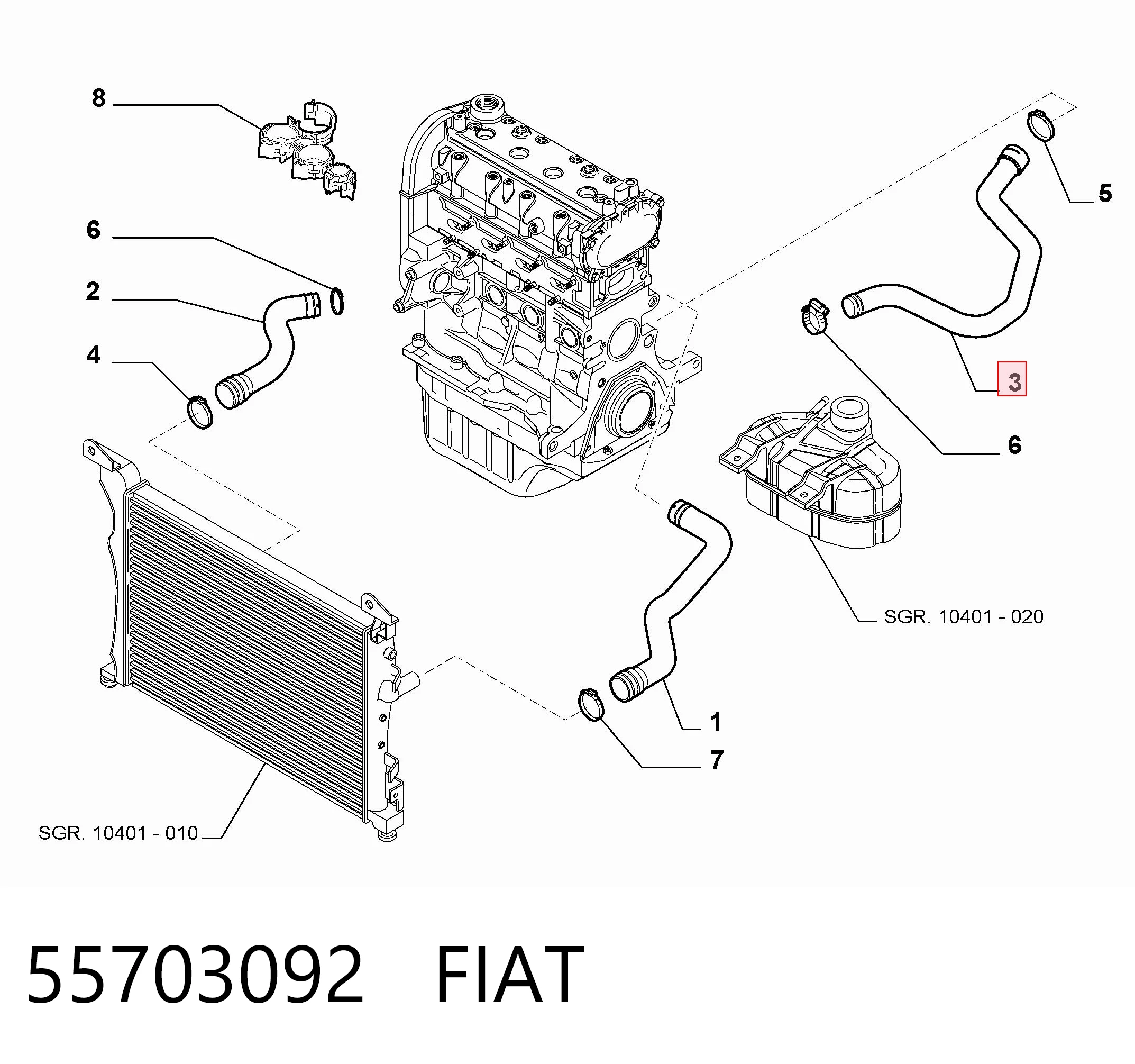 55703092 Fiat/Alfa/Lancia