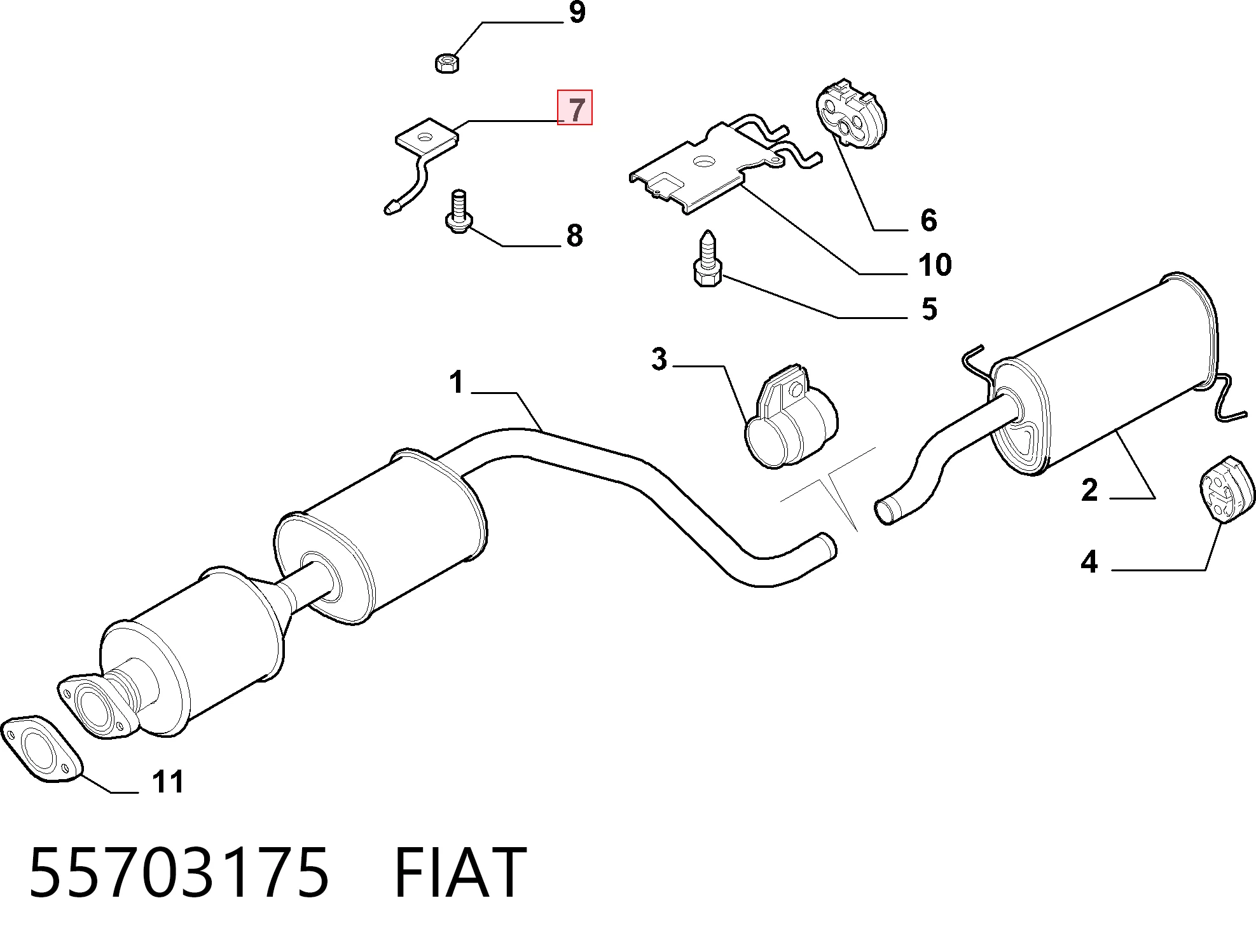 55703175 Fiat/Alfa/Lancia