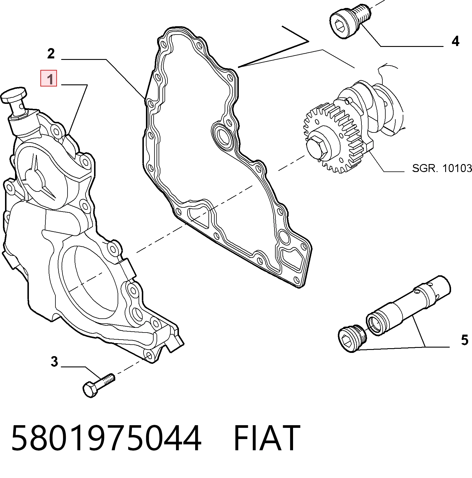 5801975044 Fiat/Alfa/Lancia