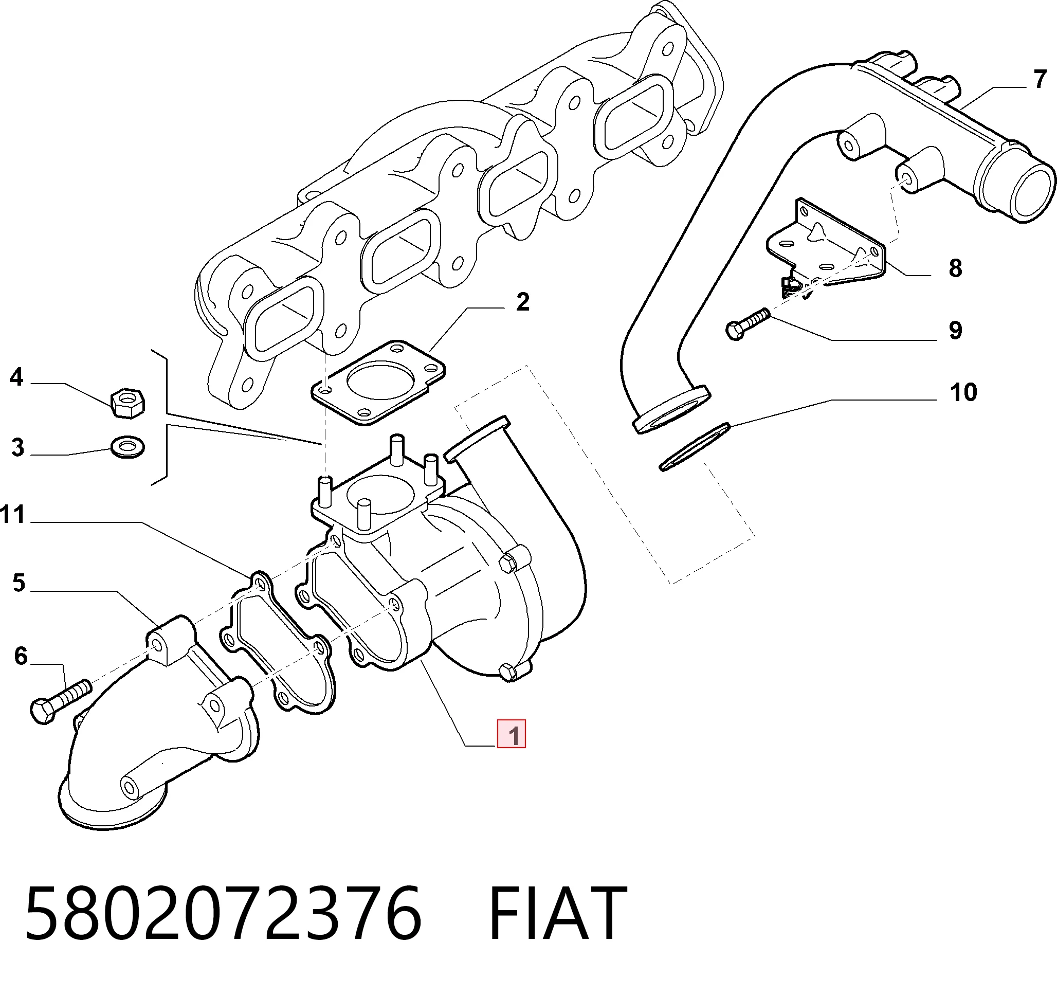 5802072376 Fiat/Alfa/Lancia