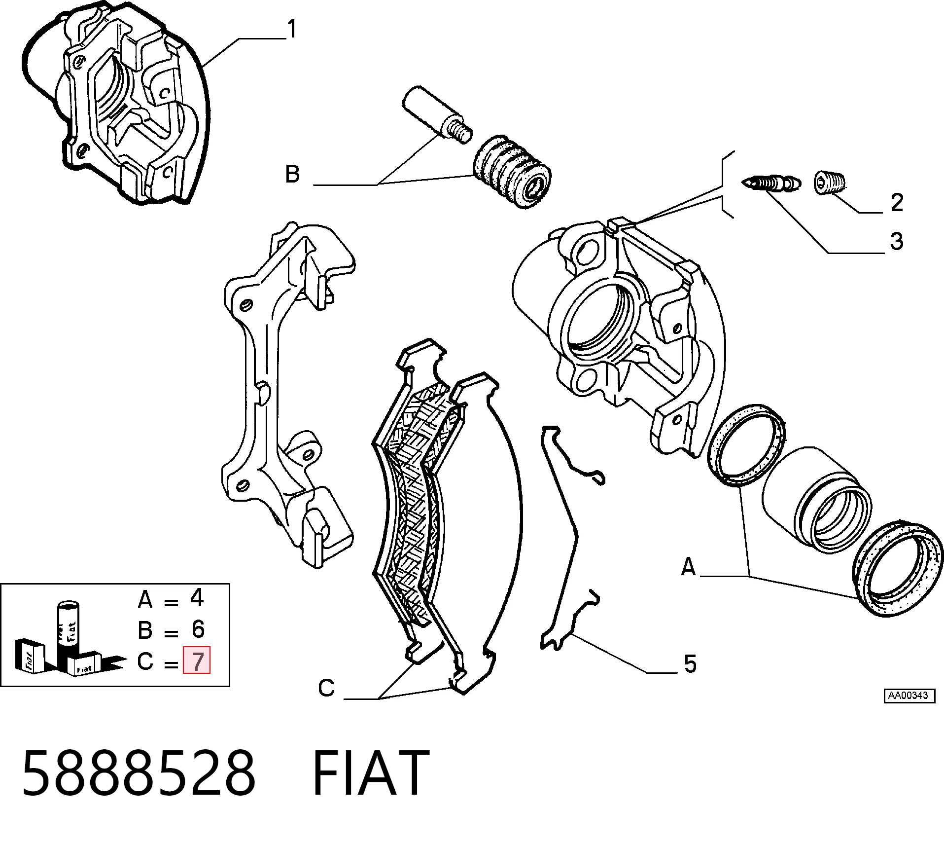 5888528 Fiat/Alfa/Lancia