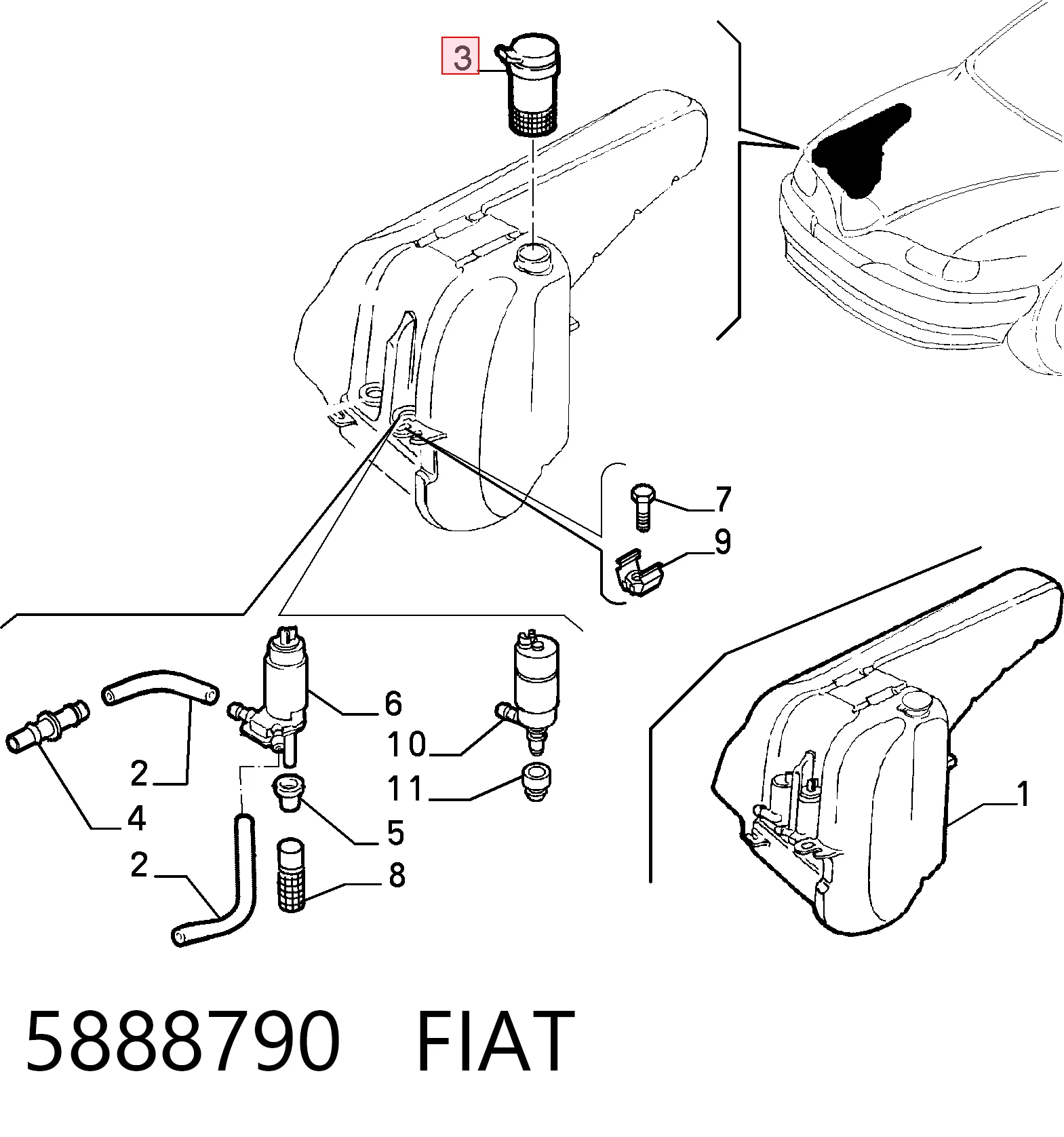 5888790 Fiat/Alfa/Lancia