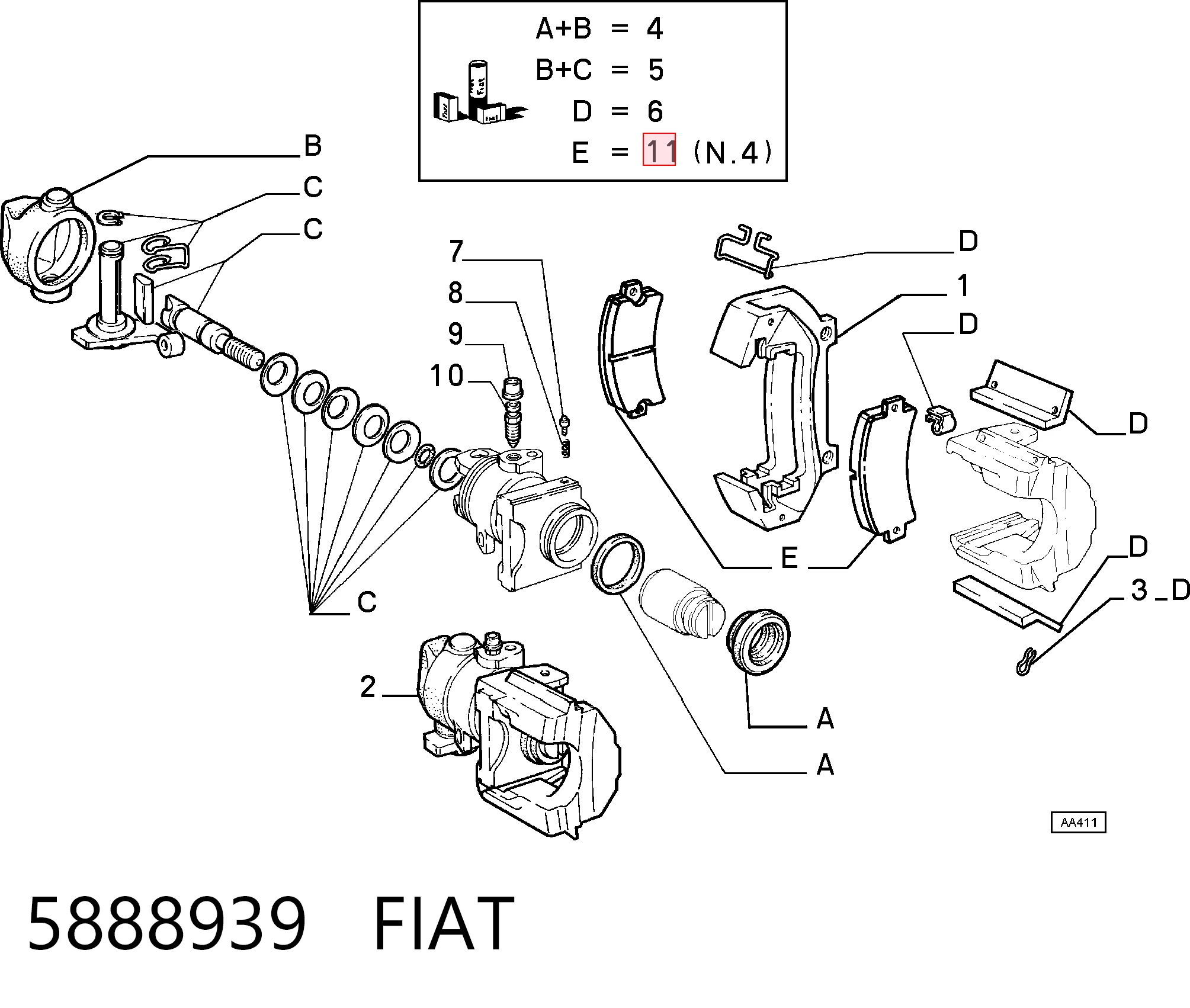 5888939 Fiat/Alfa/Lancia