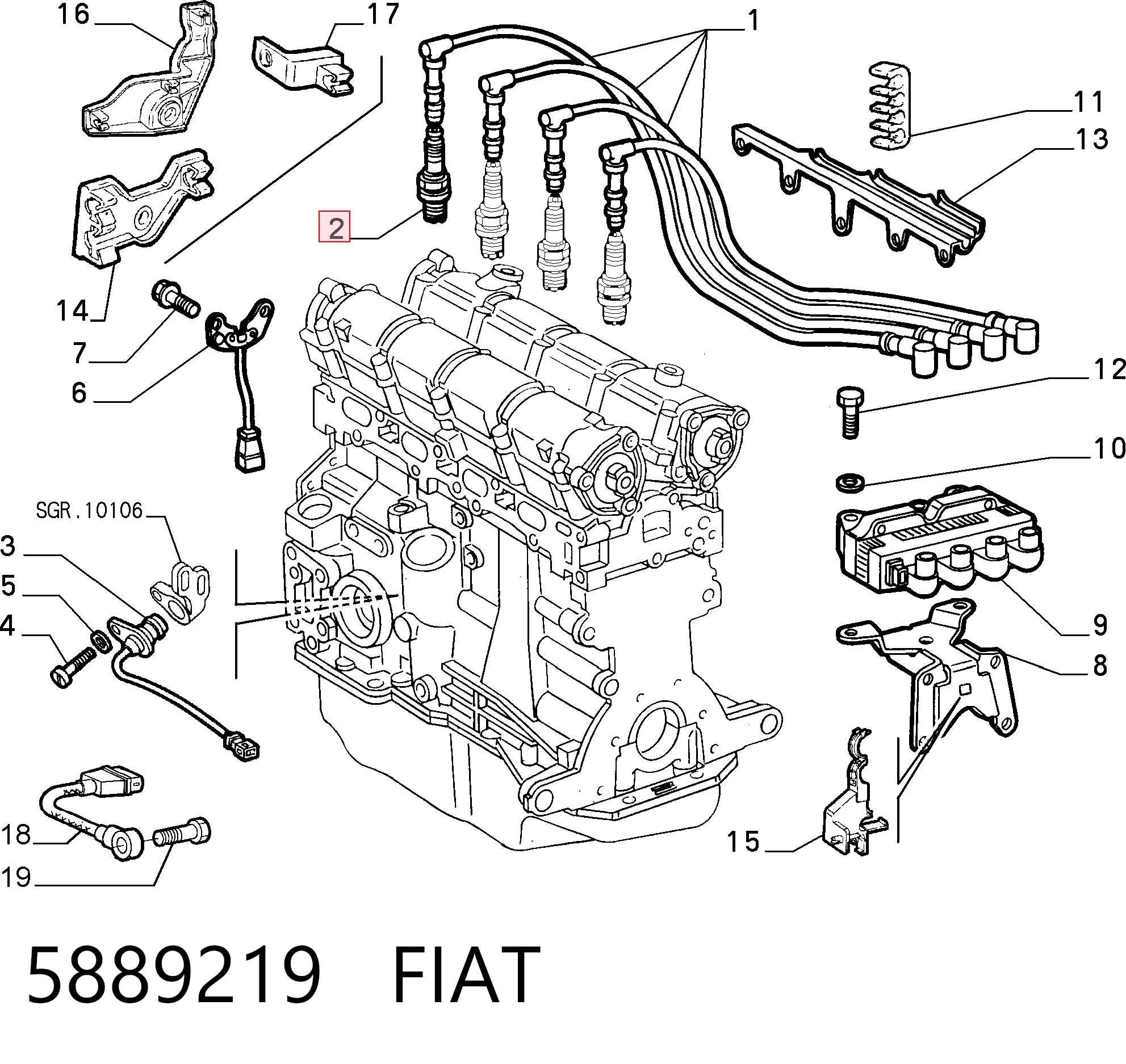 5889219 Fiat/Alfa/Lancia