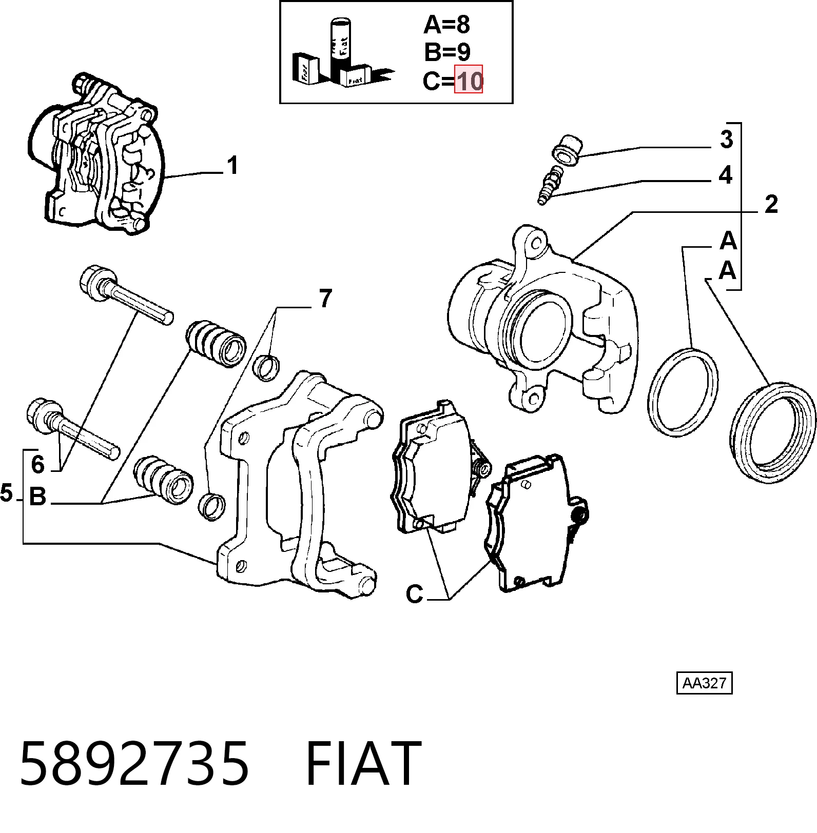 5892735 Fiat/Alfa/Lancia