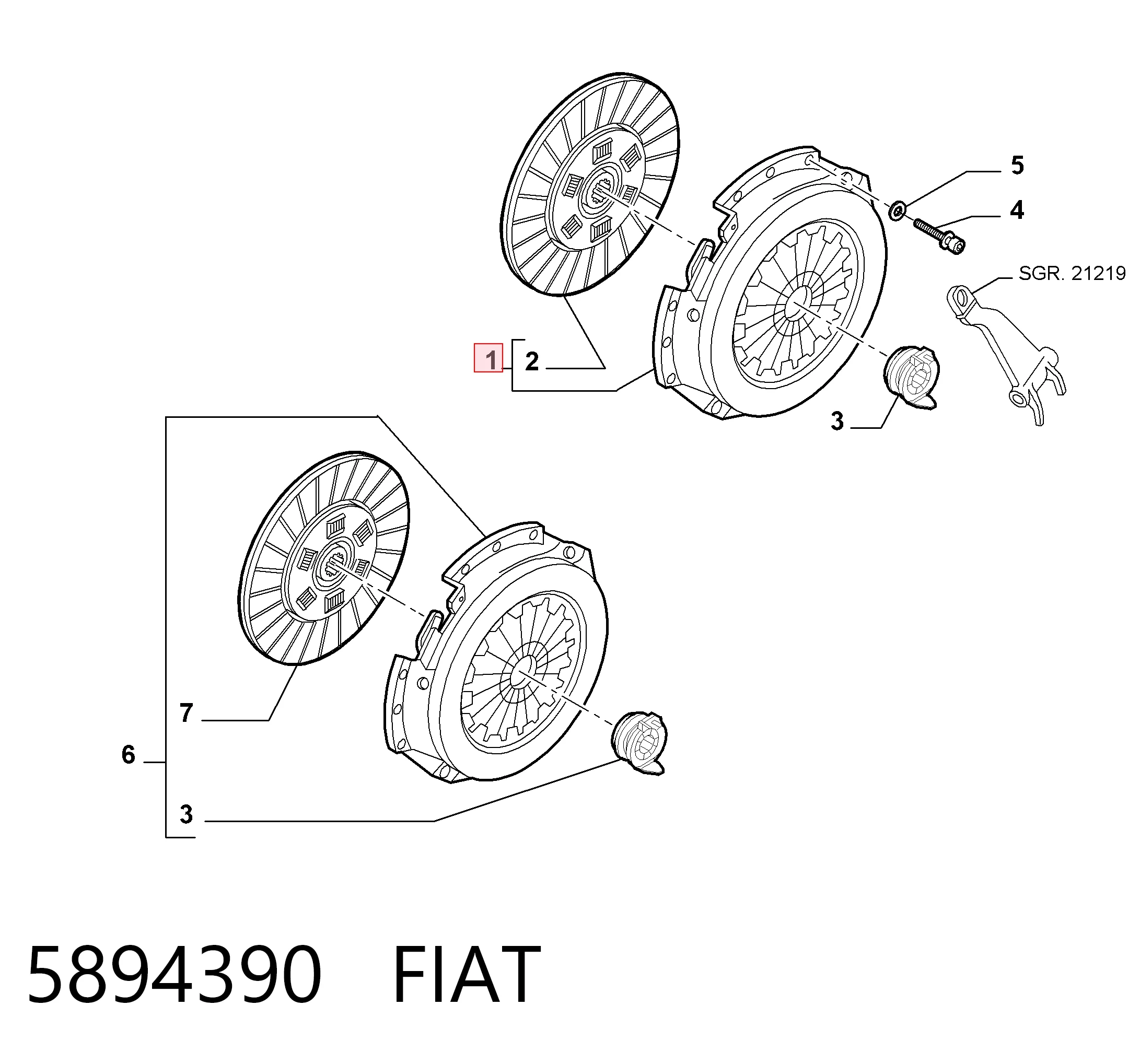 Kit de embrague Fiat Ducato II bus comprar en España