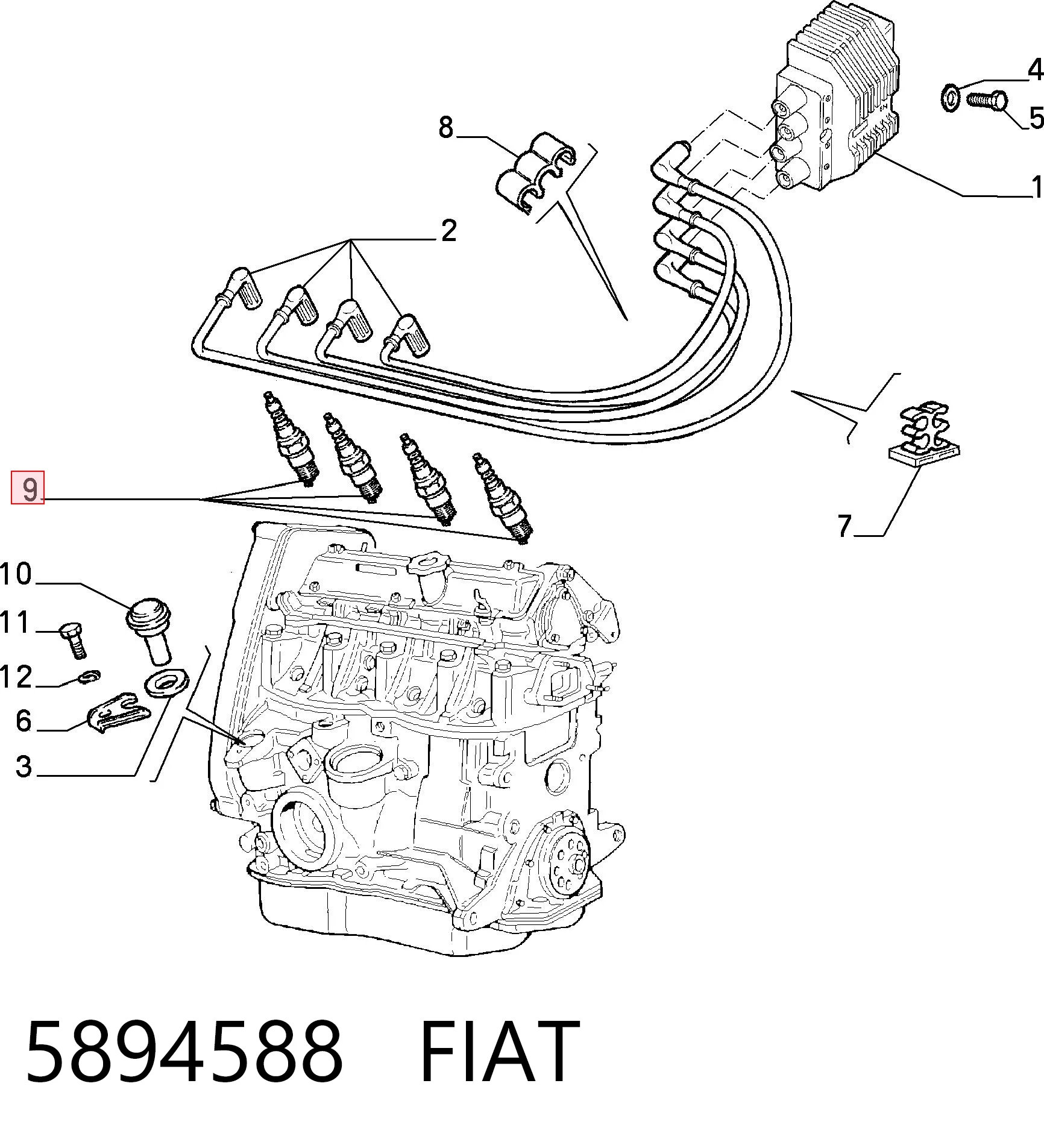 5894588 Fiat/Alfa/Lancia