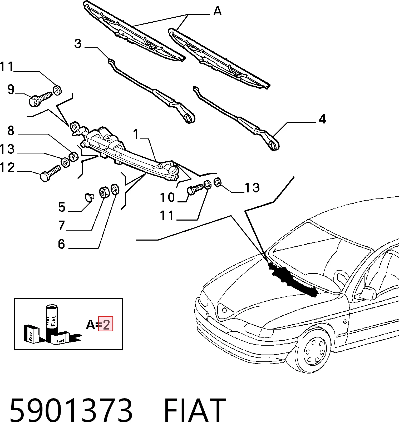 5901373 Fiat/Alfa/Lancia