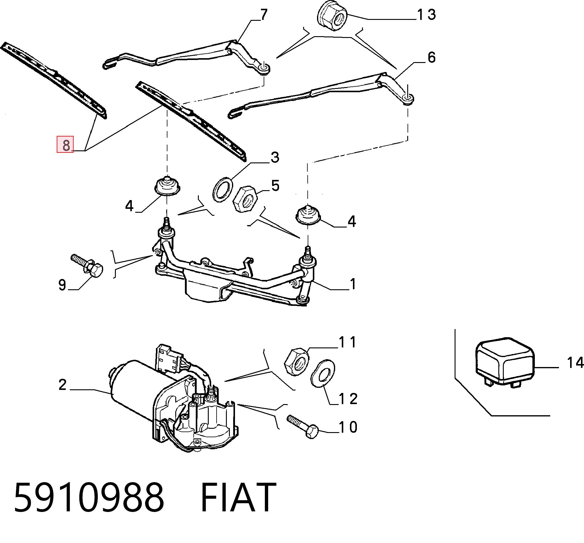 Comprar Limpiaparabrisas Fiat Scudo COMBINATO 220P