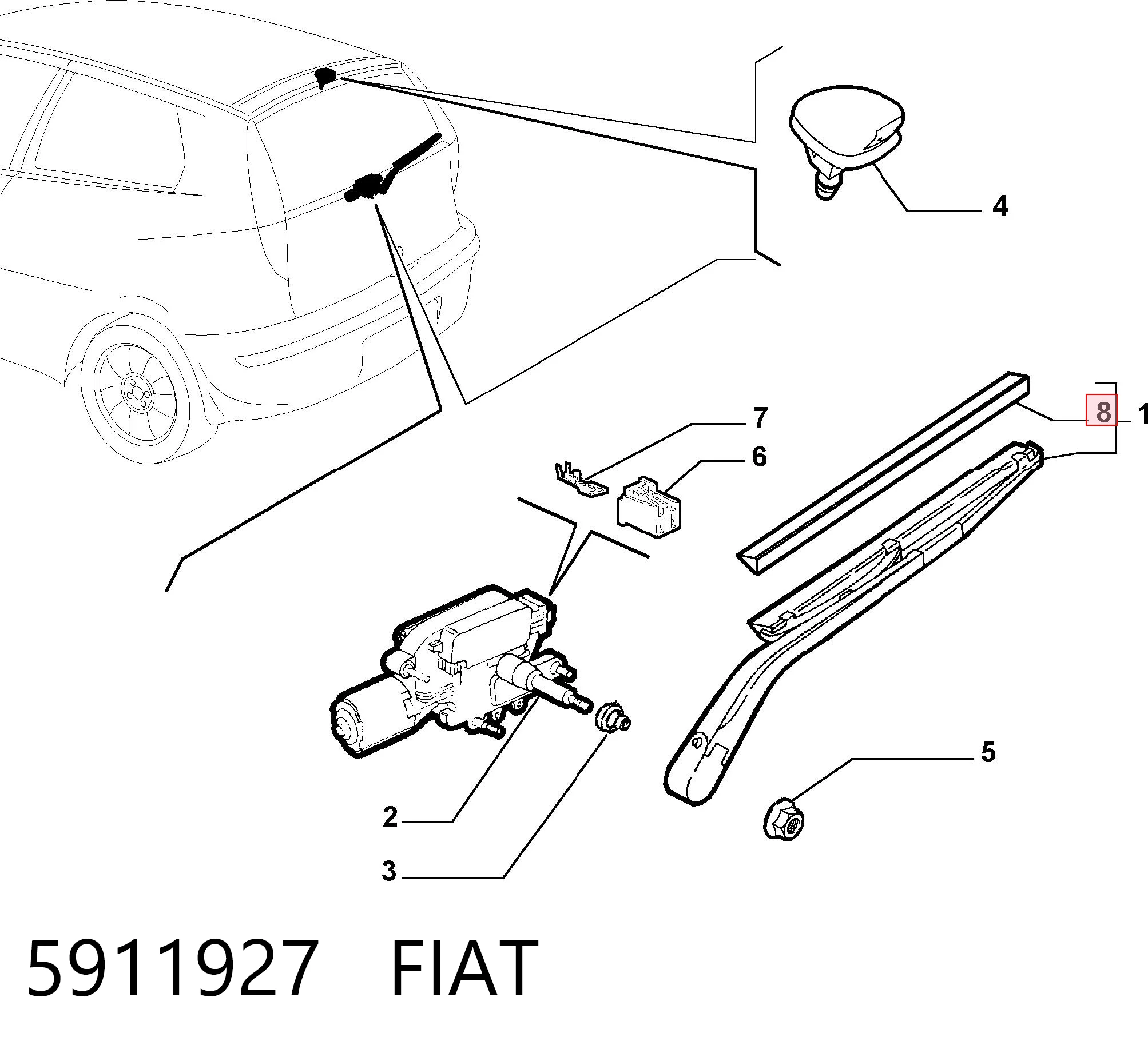 Escobillas de limpiaparabrisas delanteras Renault Scenic I monovolumen comprar en España