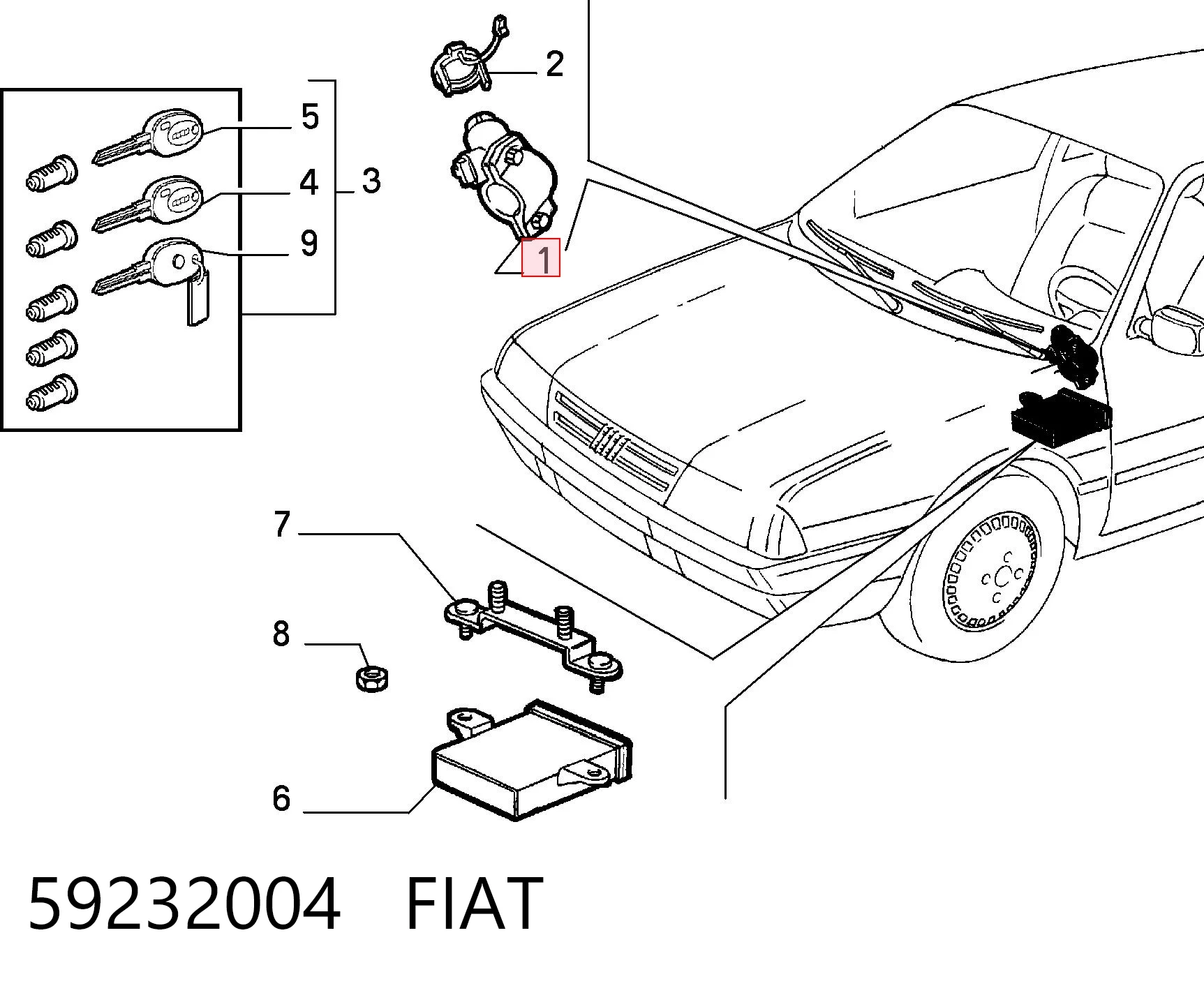 Interruptor de encendido para Citroen Jumper  230L