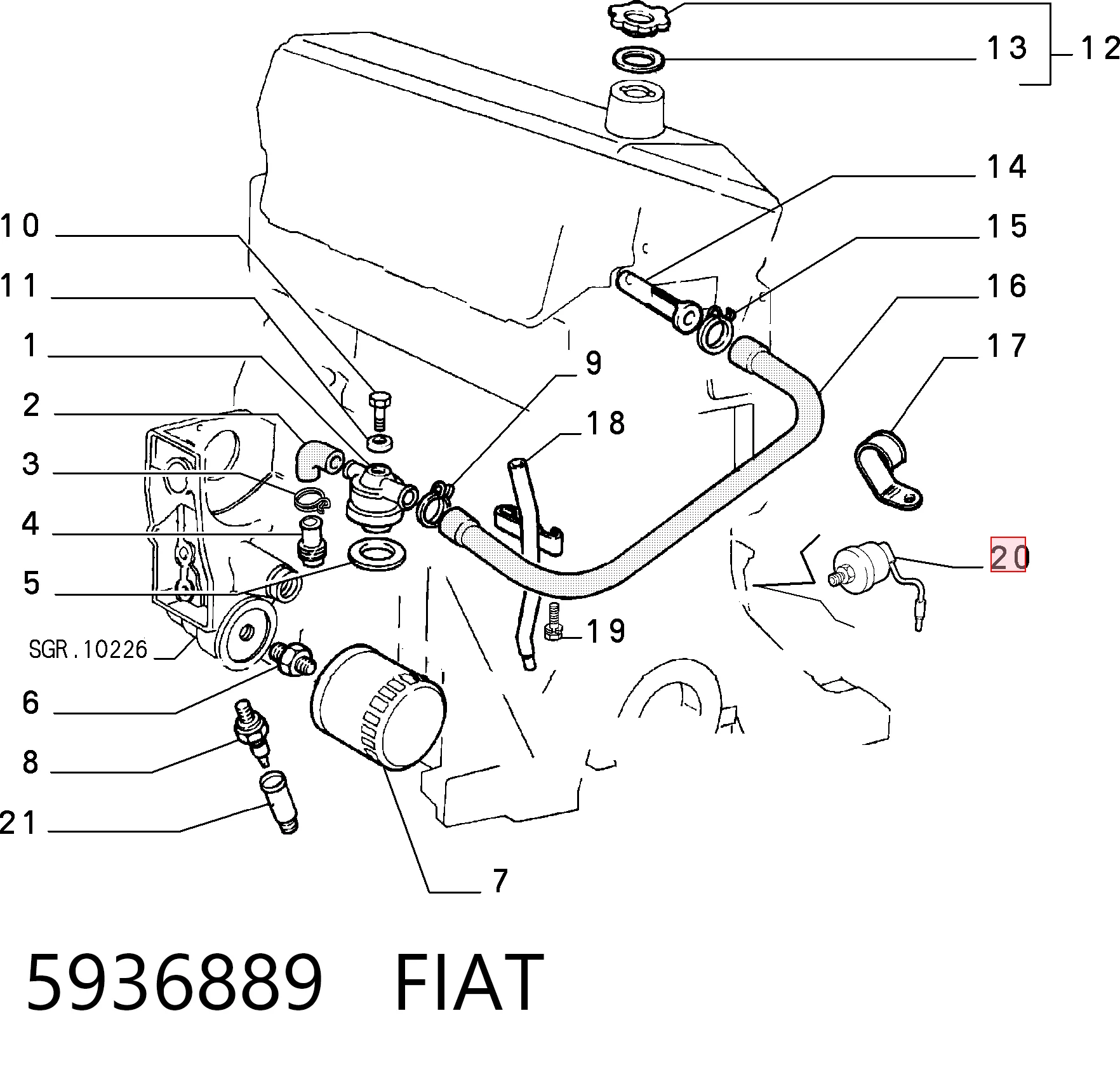 5936889 Fiat/Alfa/Lancia