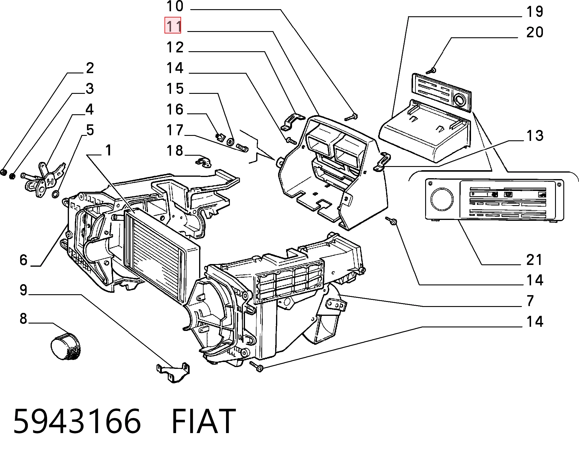 5943166 Fiat/Alfa/Lancia