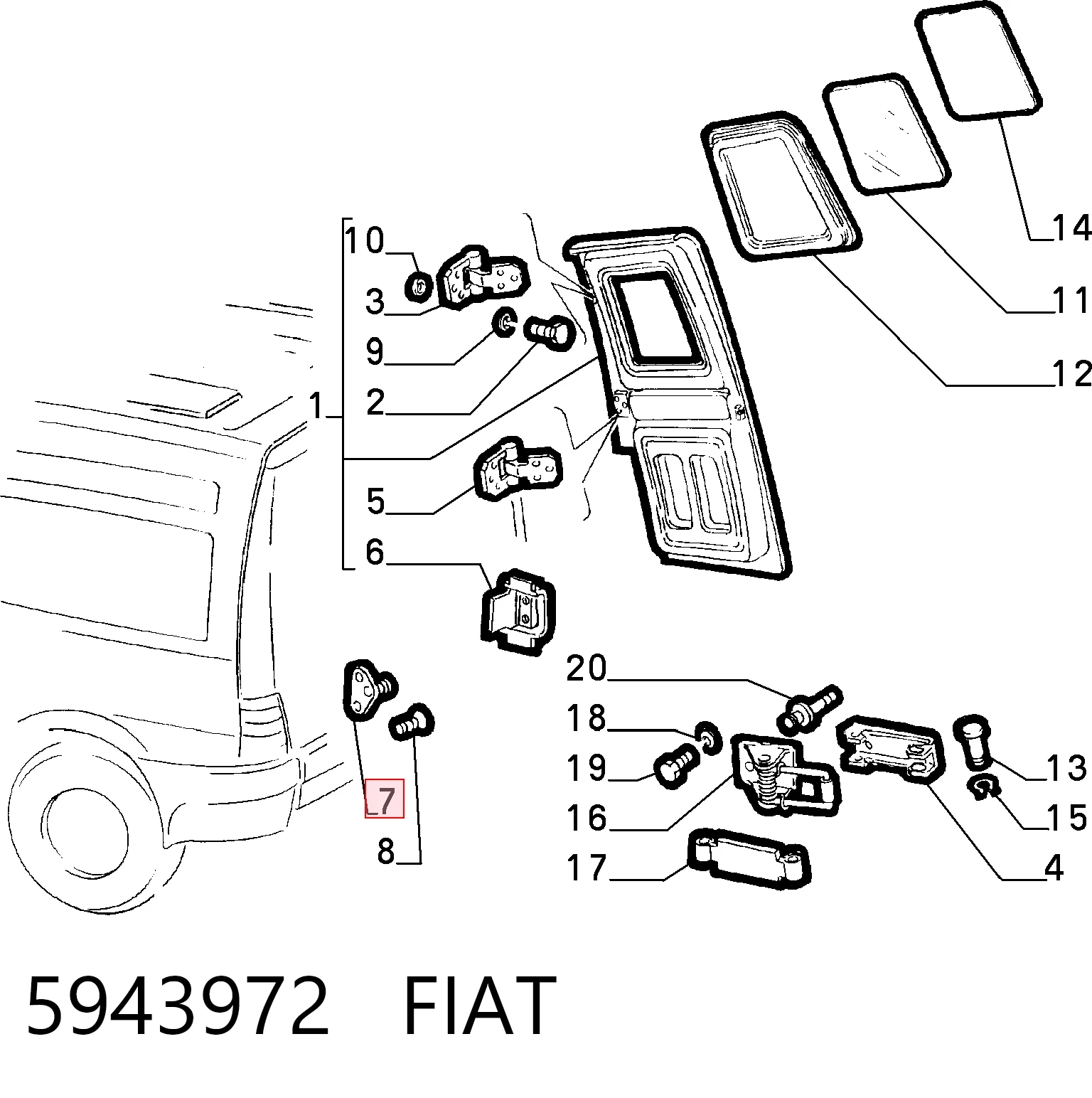 5943972 Fiat/Alfa/Lancia