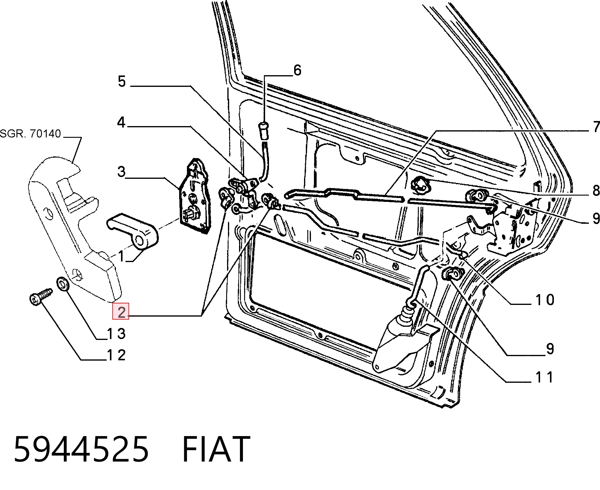 5944525 Fiat/Alfa/Lancia