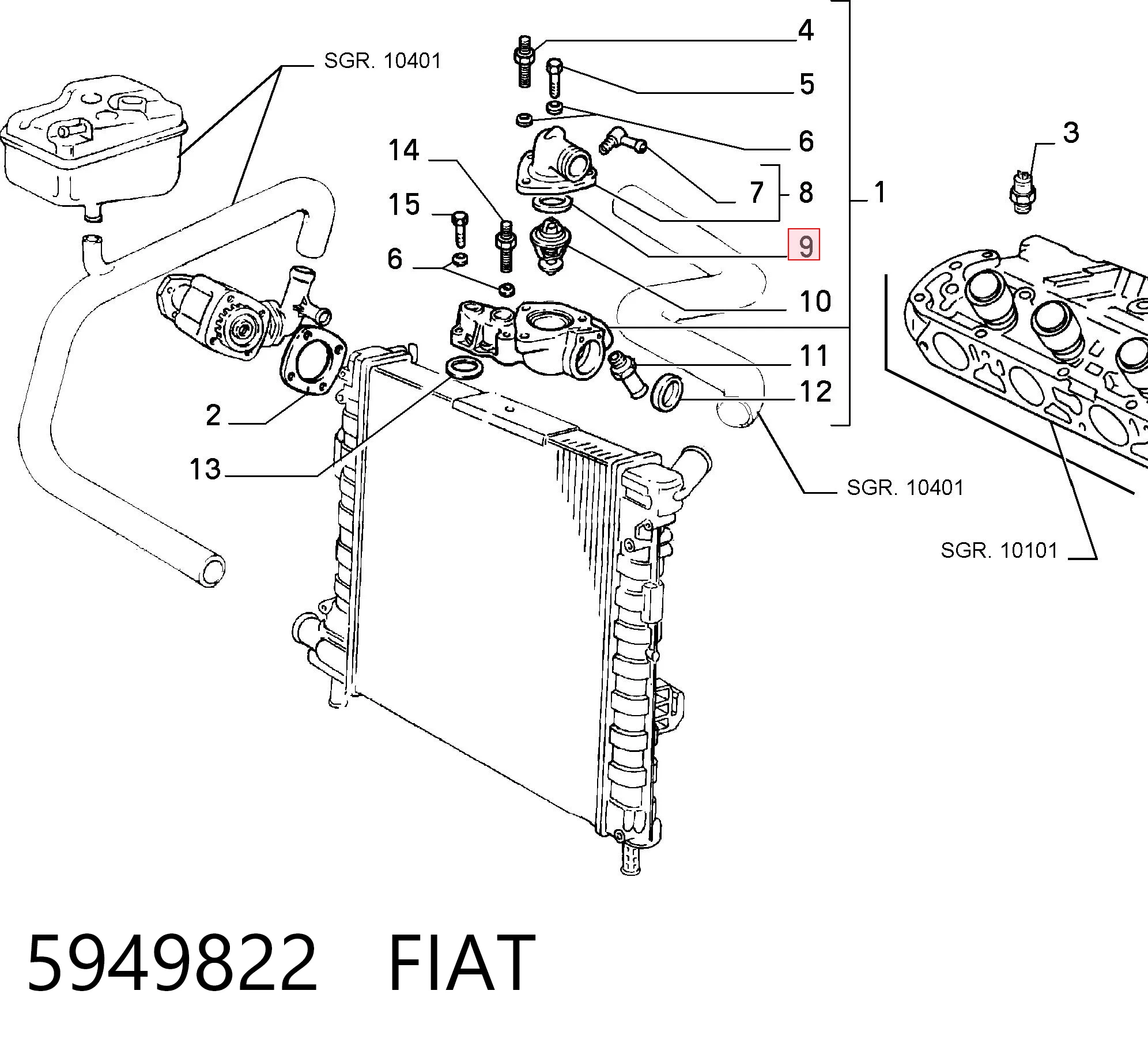 5949822 Fiat/Alfa/Lancia