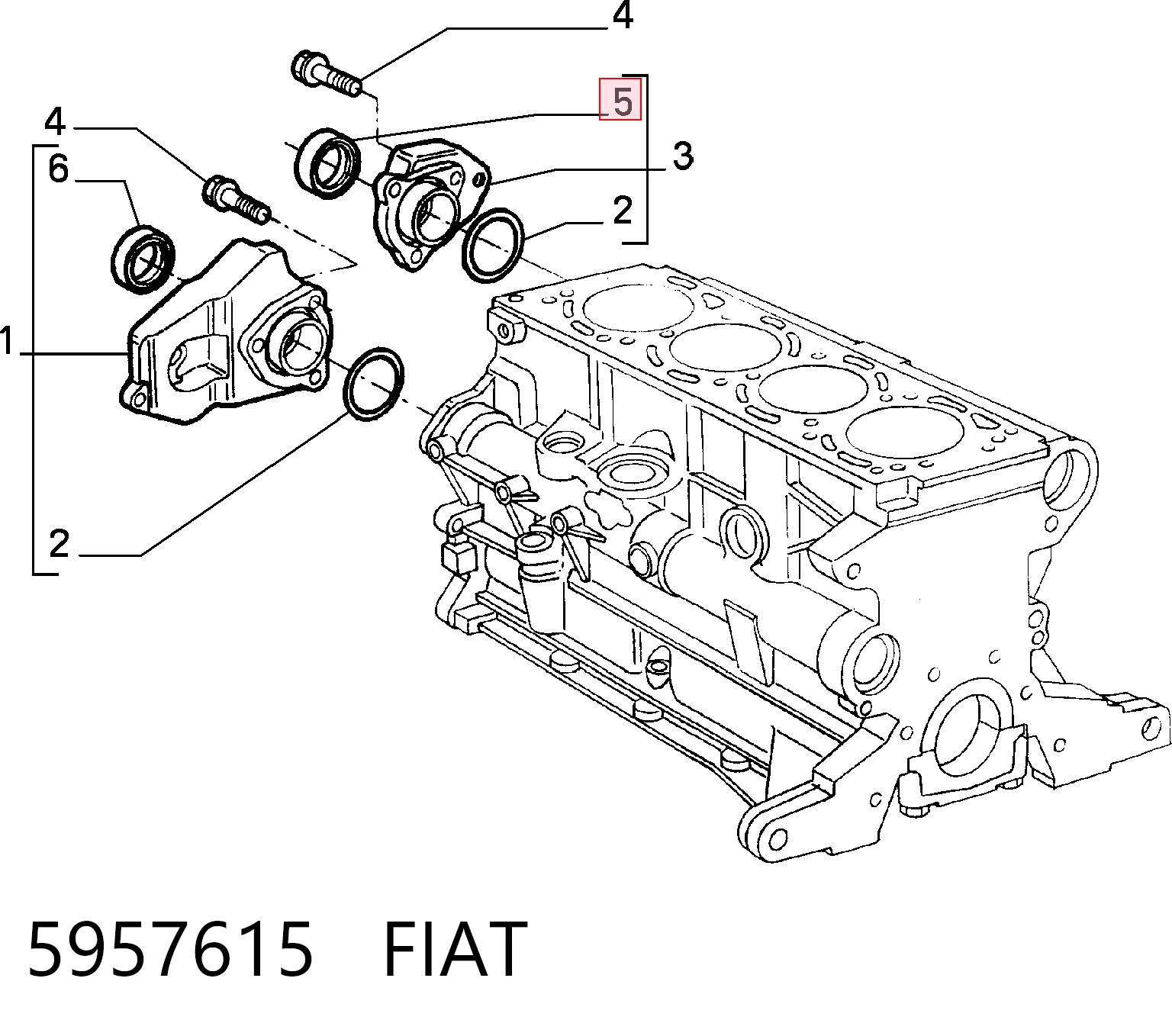 Comprar Retén de cigüeñal frontal Fiat Fiorino  146 Uno