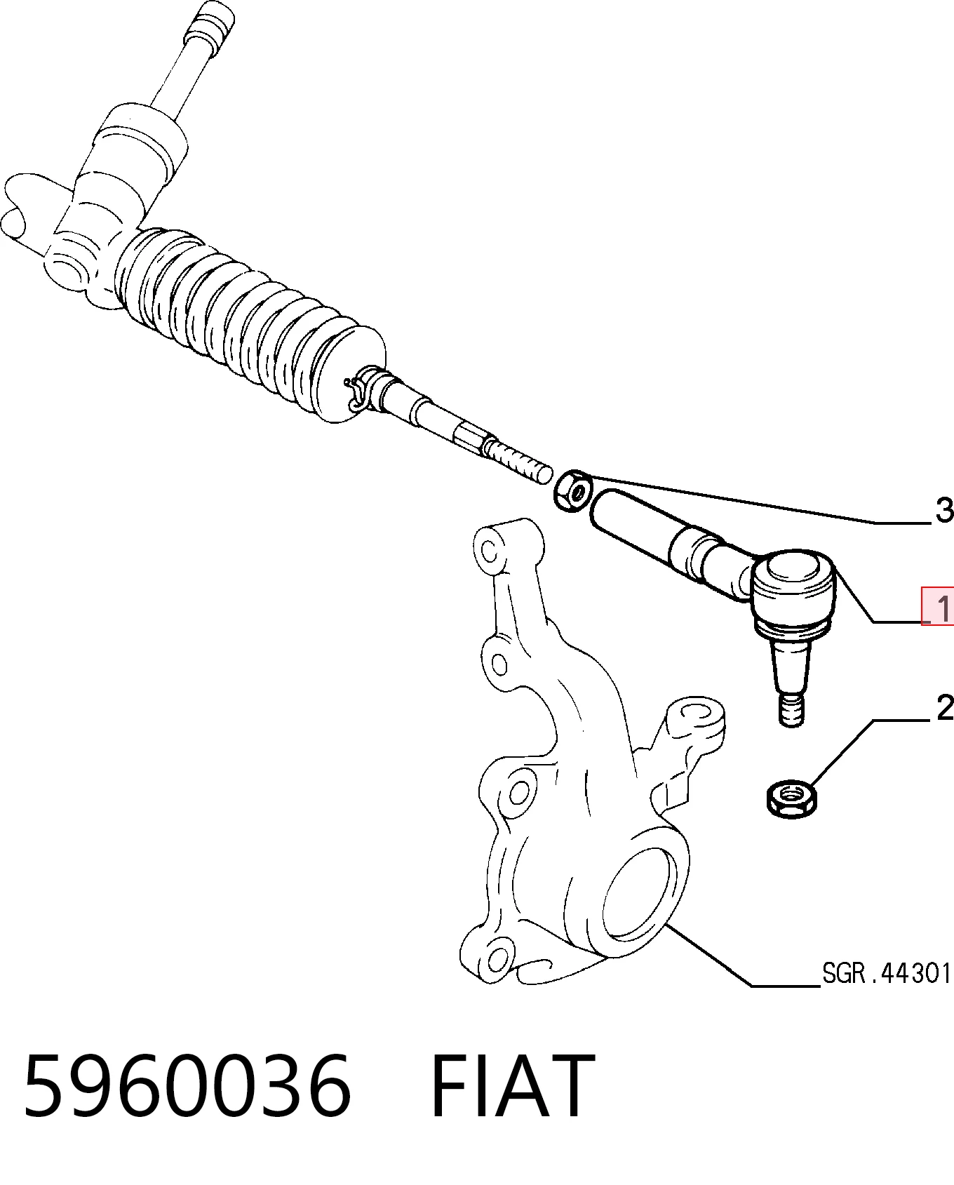 5960036 Fiat/Alfa/Lancia