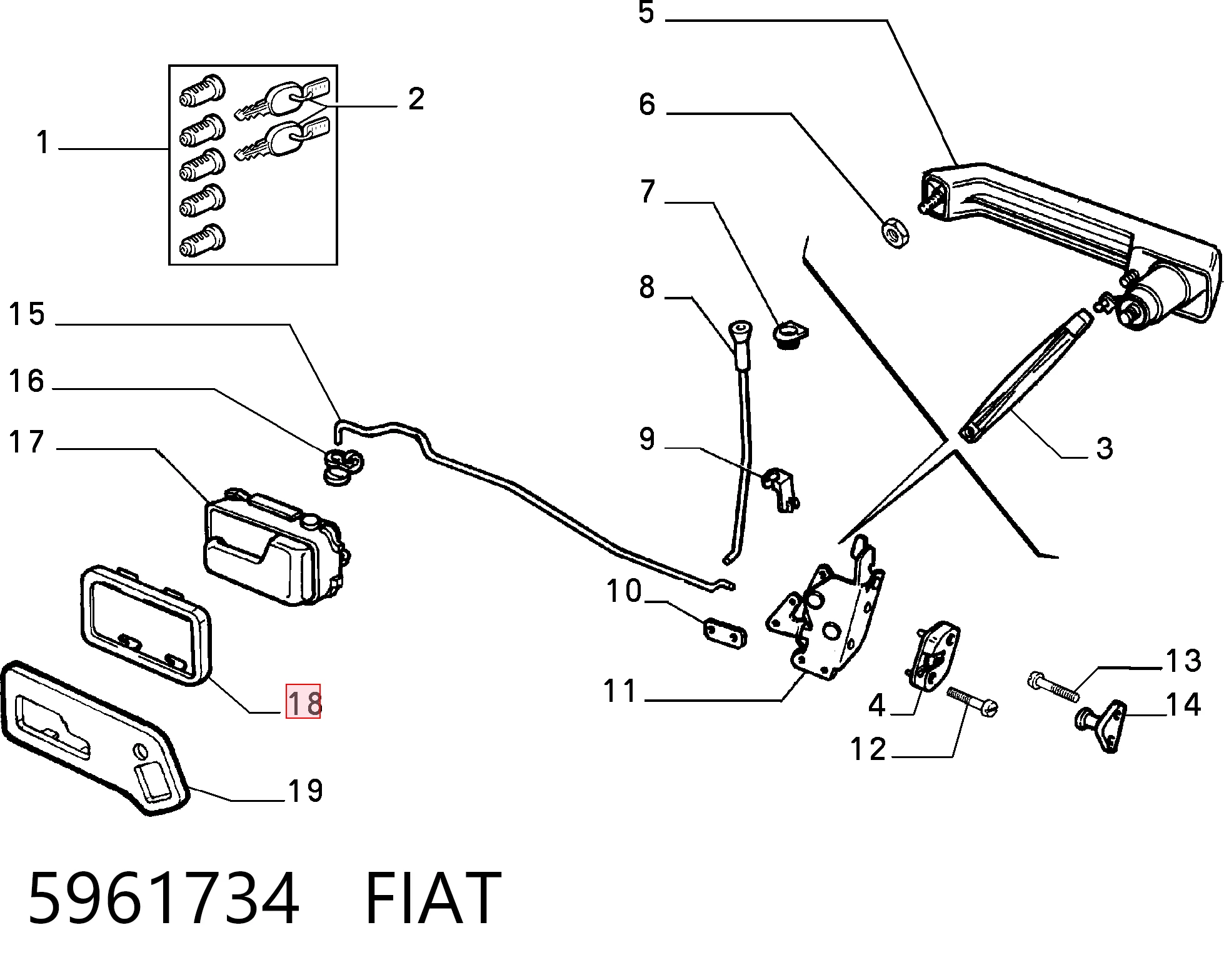 5961734 Fiat/Alfa/Lancia