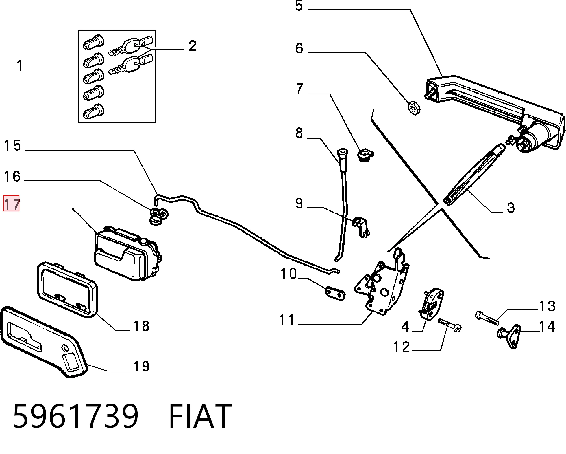 5961739 Fiat/Alfa/Lancia