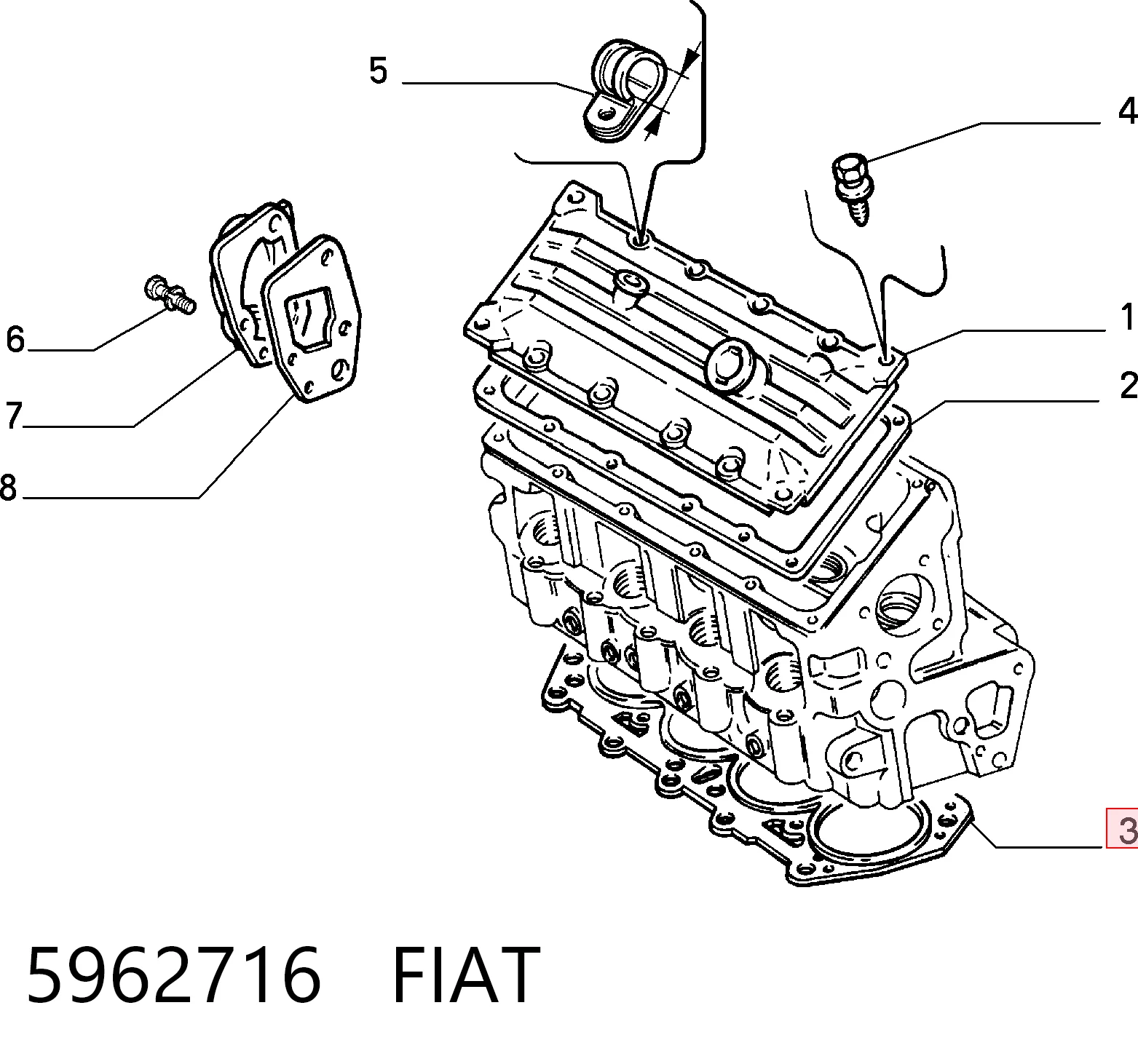 Precio del repuesto Empaque de culata Delta I hatchback