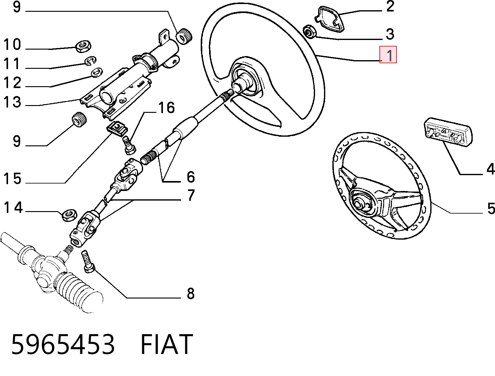 Comprar Volante Fiat Fiorino  146 Uno a bajo precio