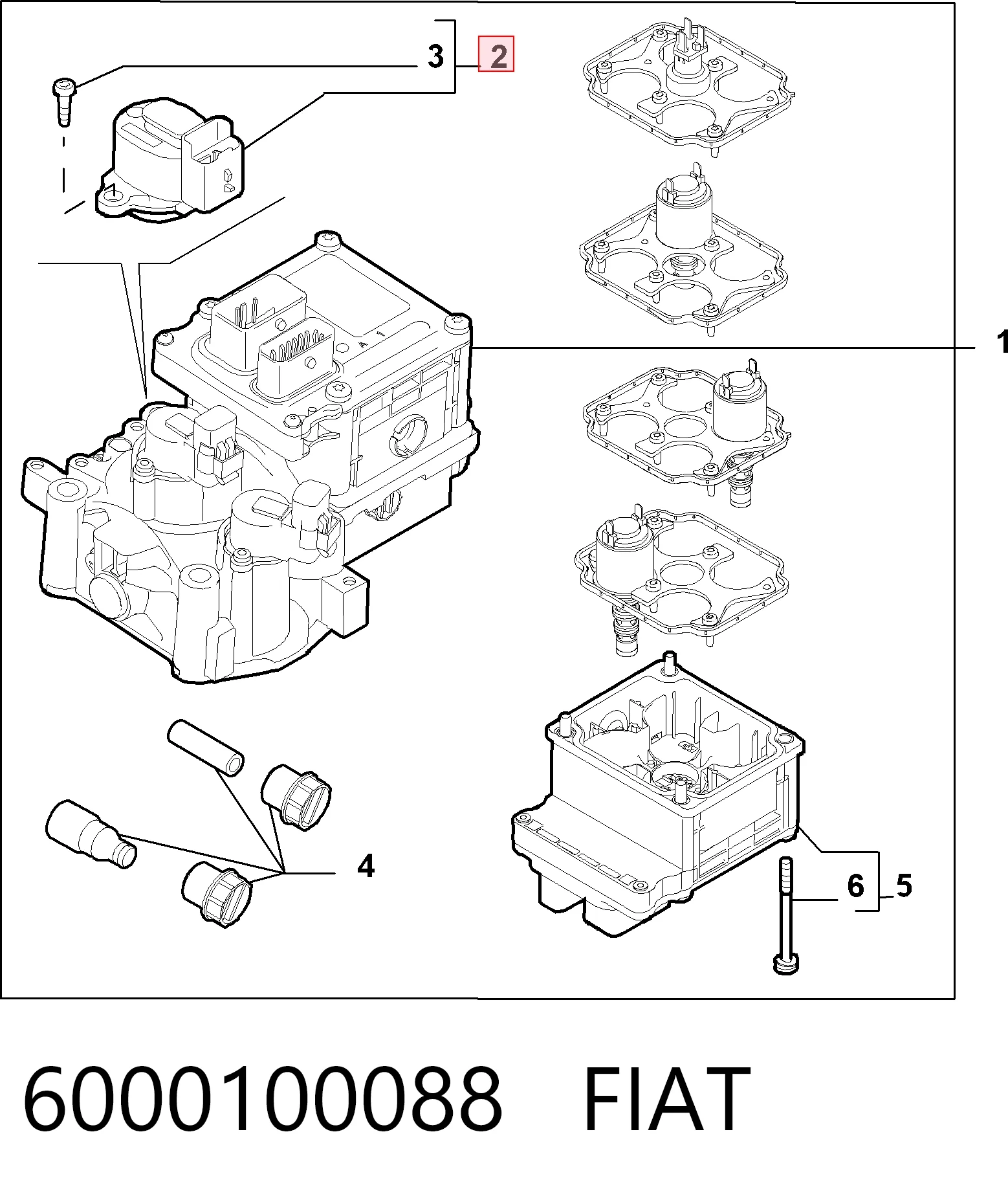 6000100088 Fiat/Alfa/Lancia