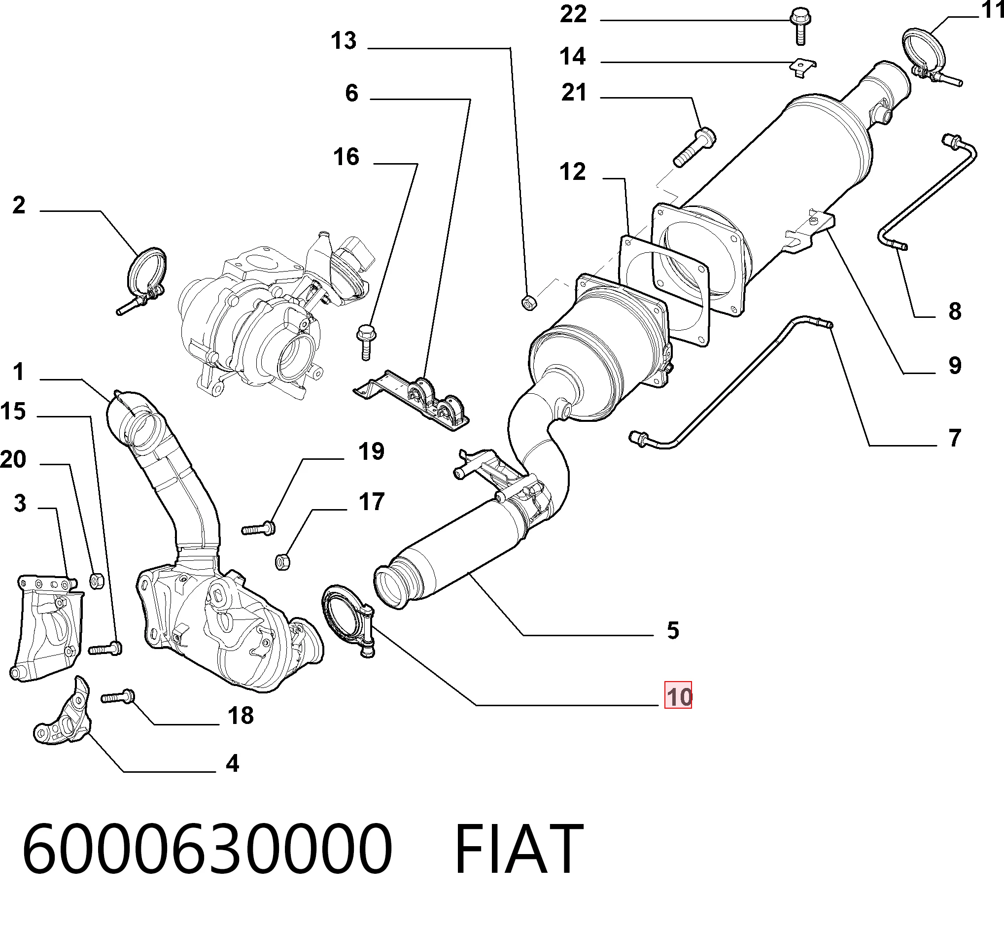 6000630000 Fiat/Alfa/Lancia