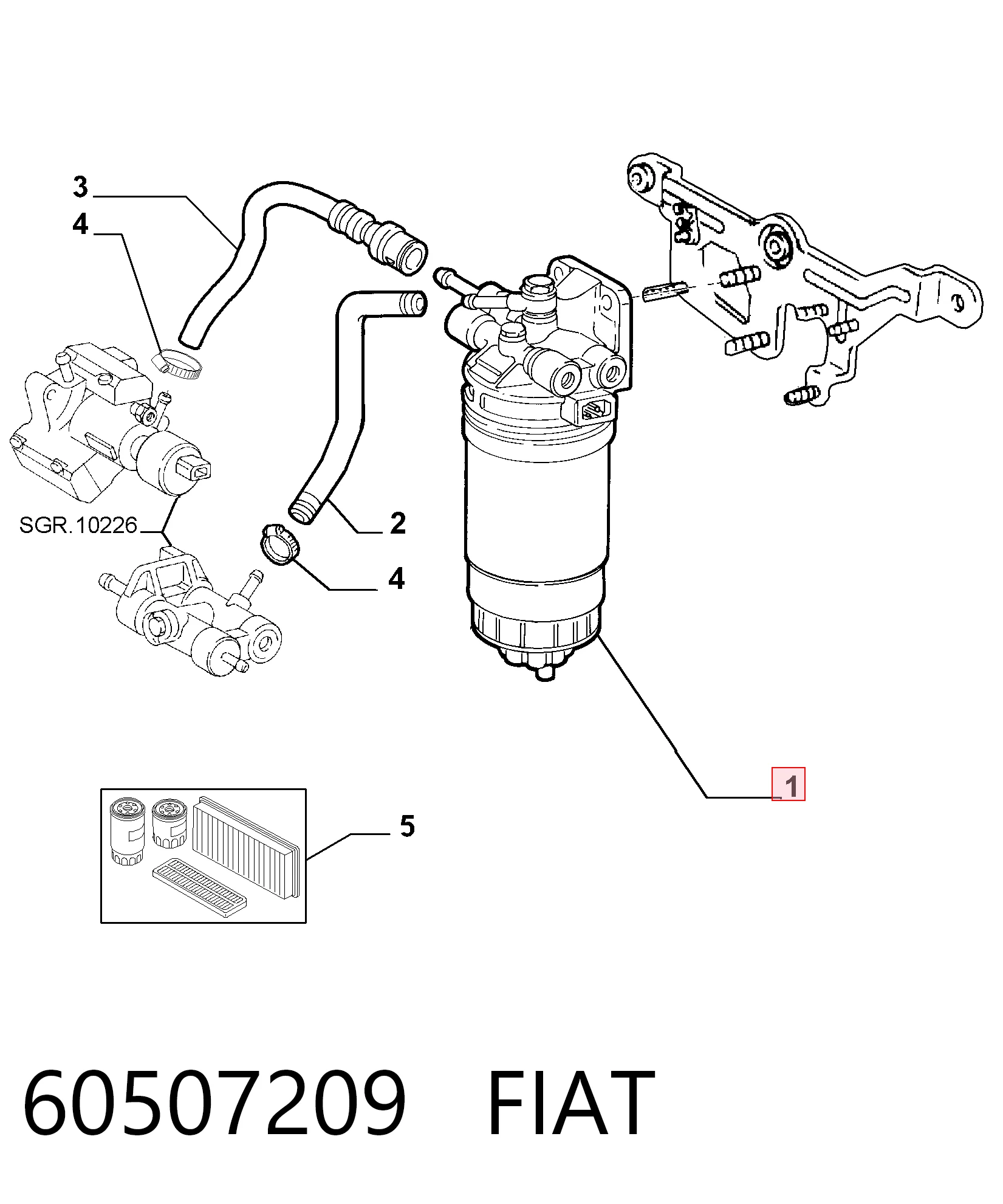 60507209 Fiat/Alfa/Lancia