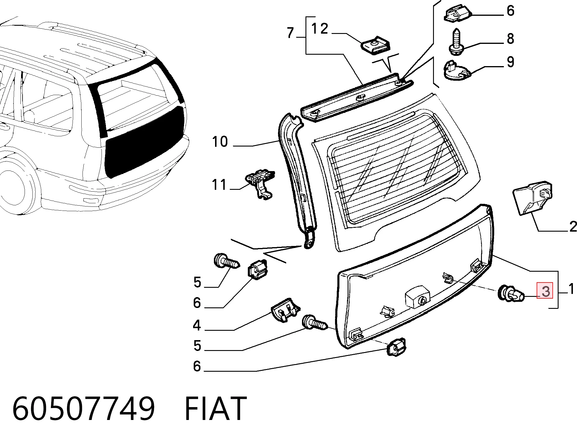 60507749 Fiat/Alfa/Lancia