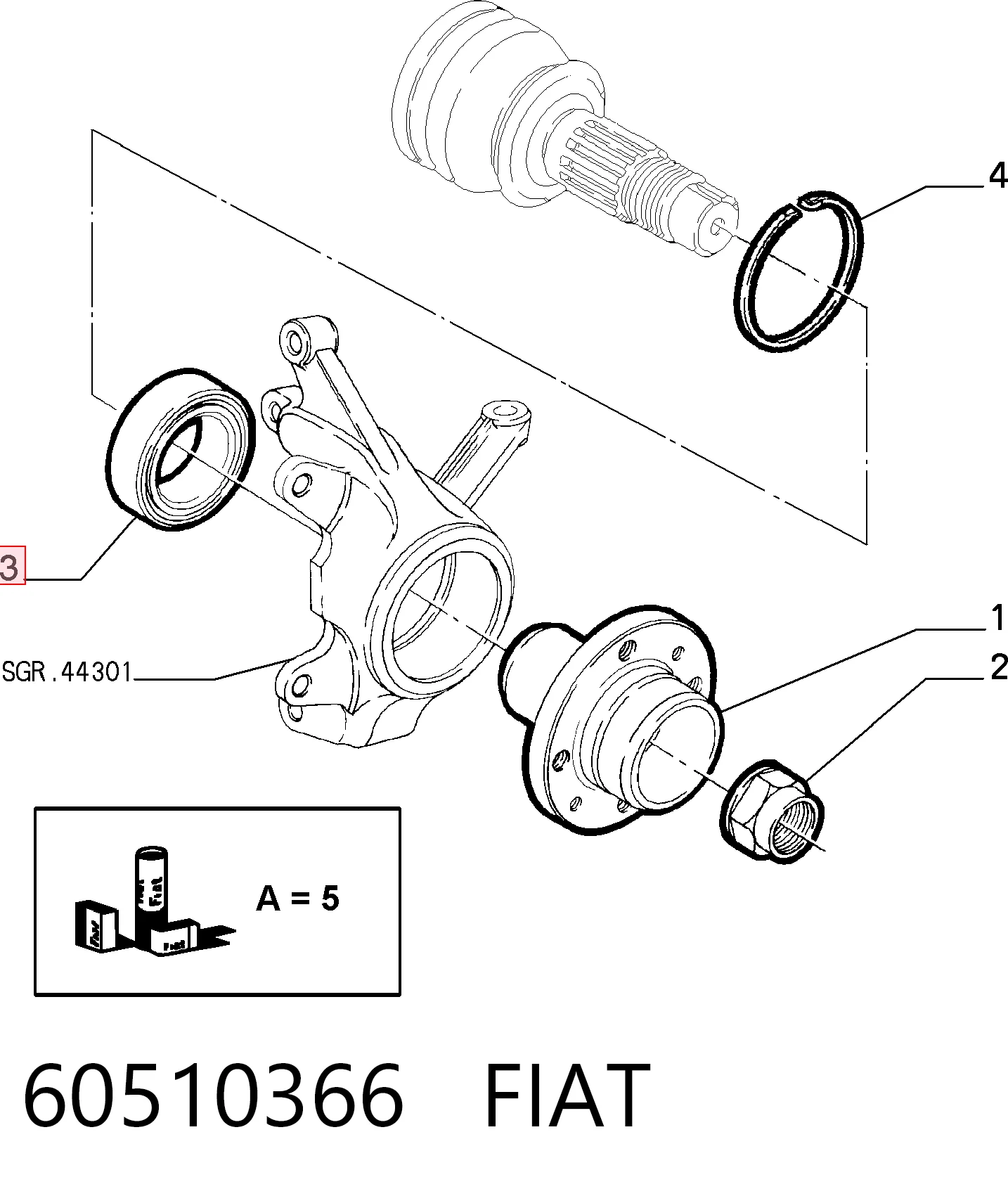 60510366 Fiat/Alfa/Lancia