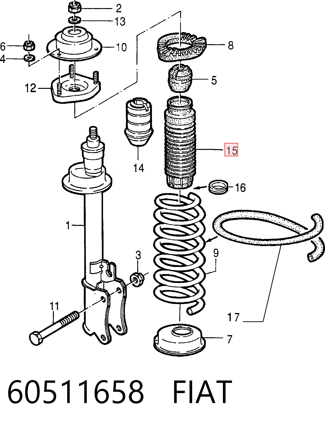 60511658 Fiat/Alfa/Lancia